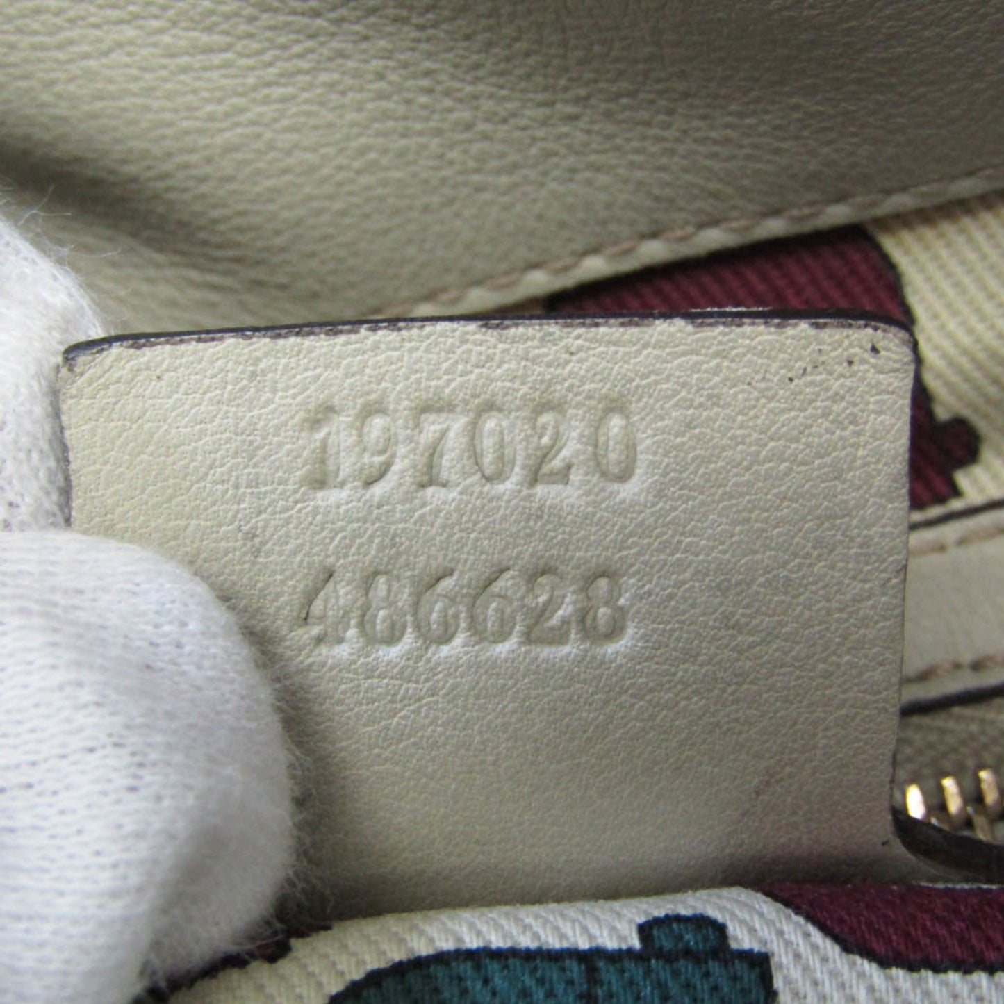 Gucci Hysteria Beige Leather Hand Bag