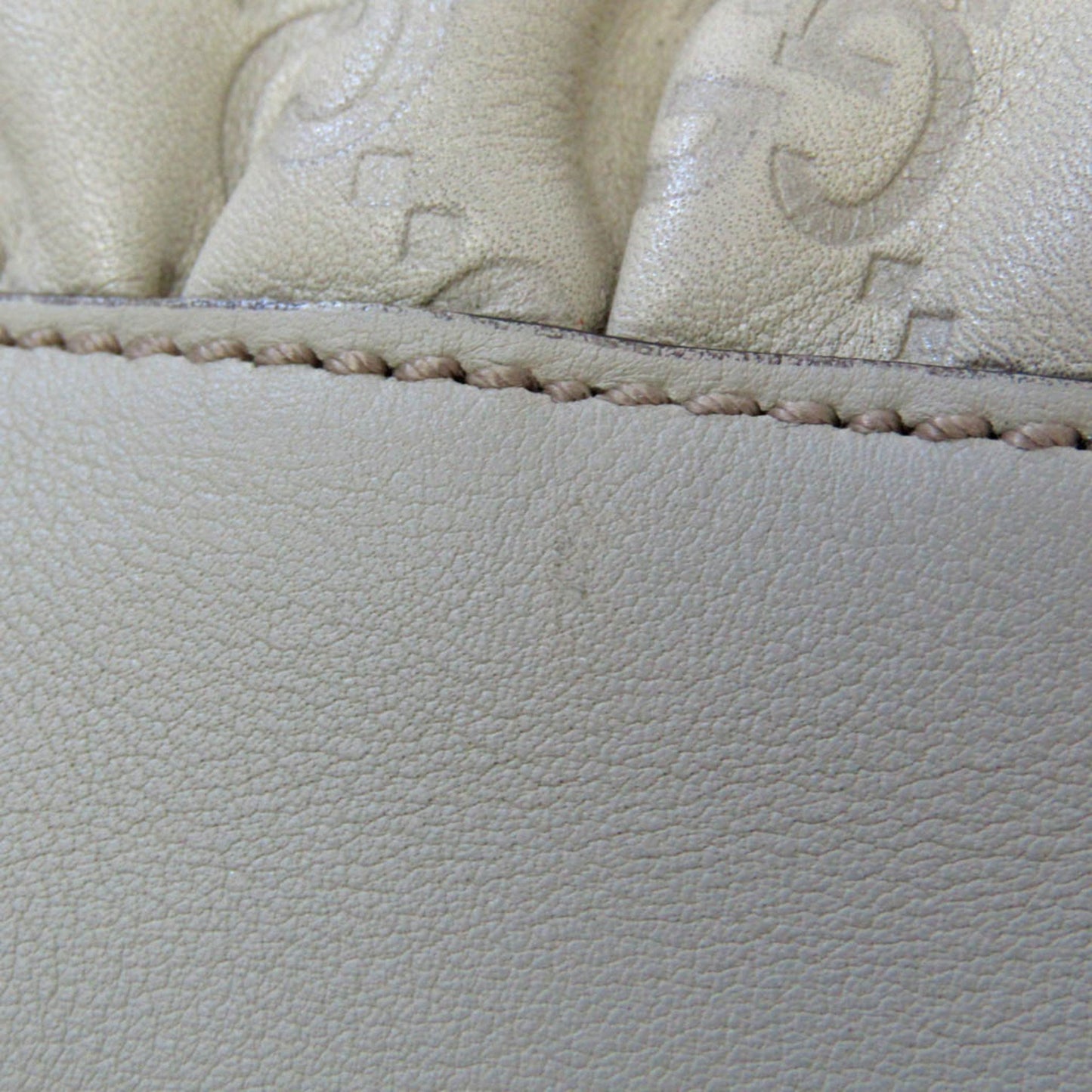 Gucci Hysteria Beige Leather Hand Bag