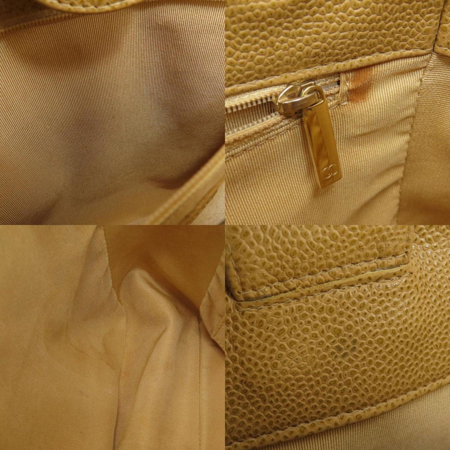 Chanel PST (Petite Shopping Tote) Beige Leather Tote Bag