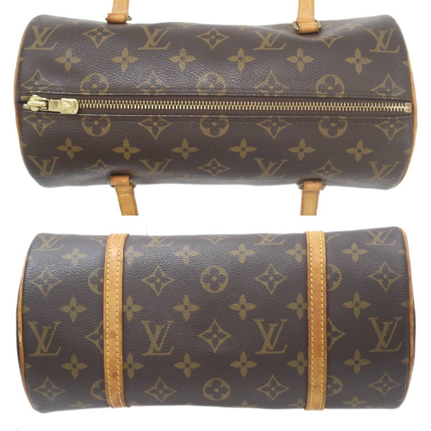 Louis Vuitton Papillon 26 Brown Canvas Hand Bag