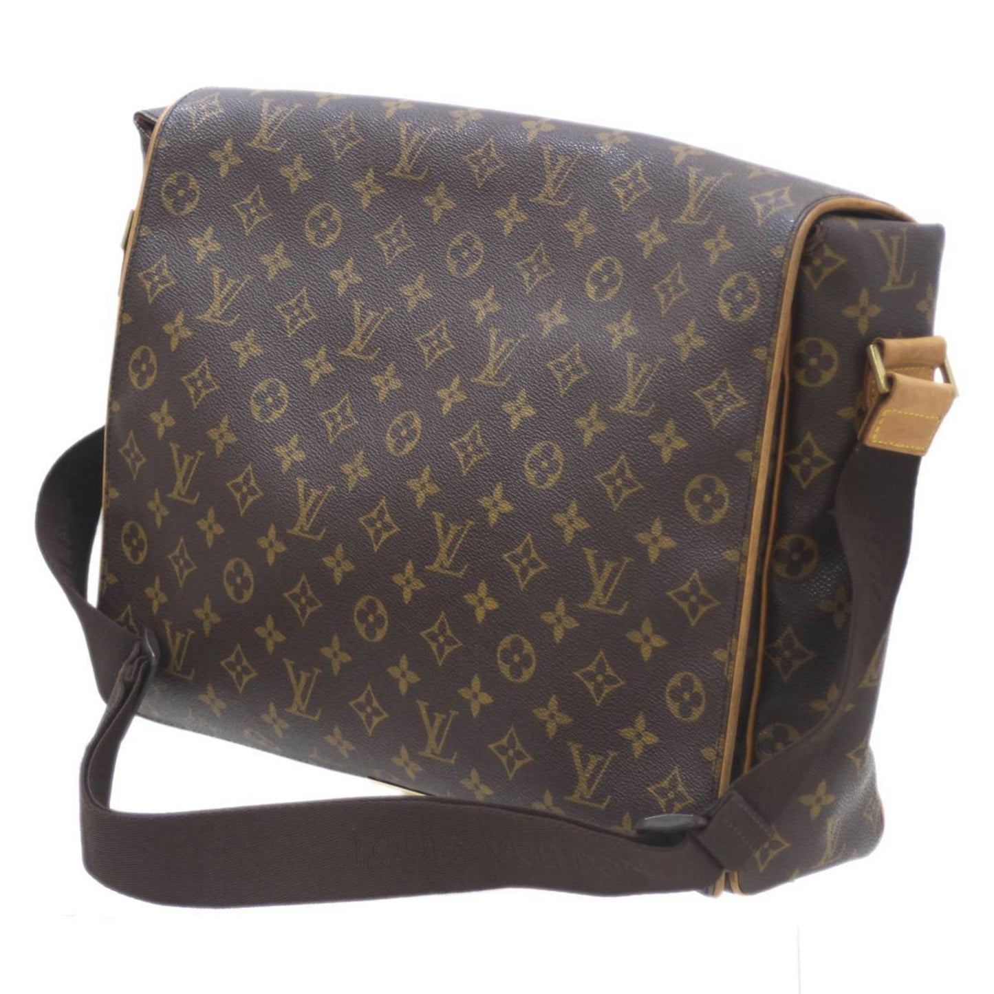 Louis Vuitton Abbesses Brown Canvas Shoulder Bag