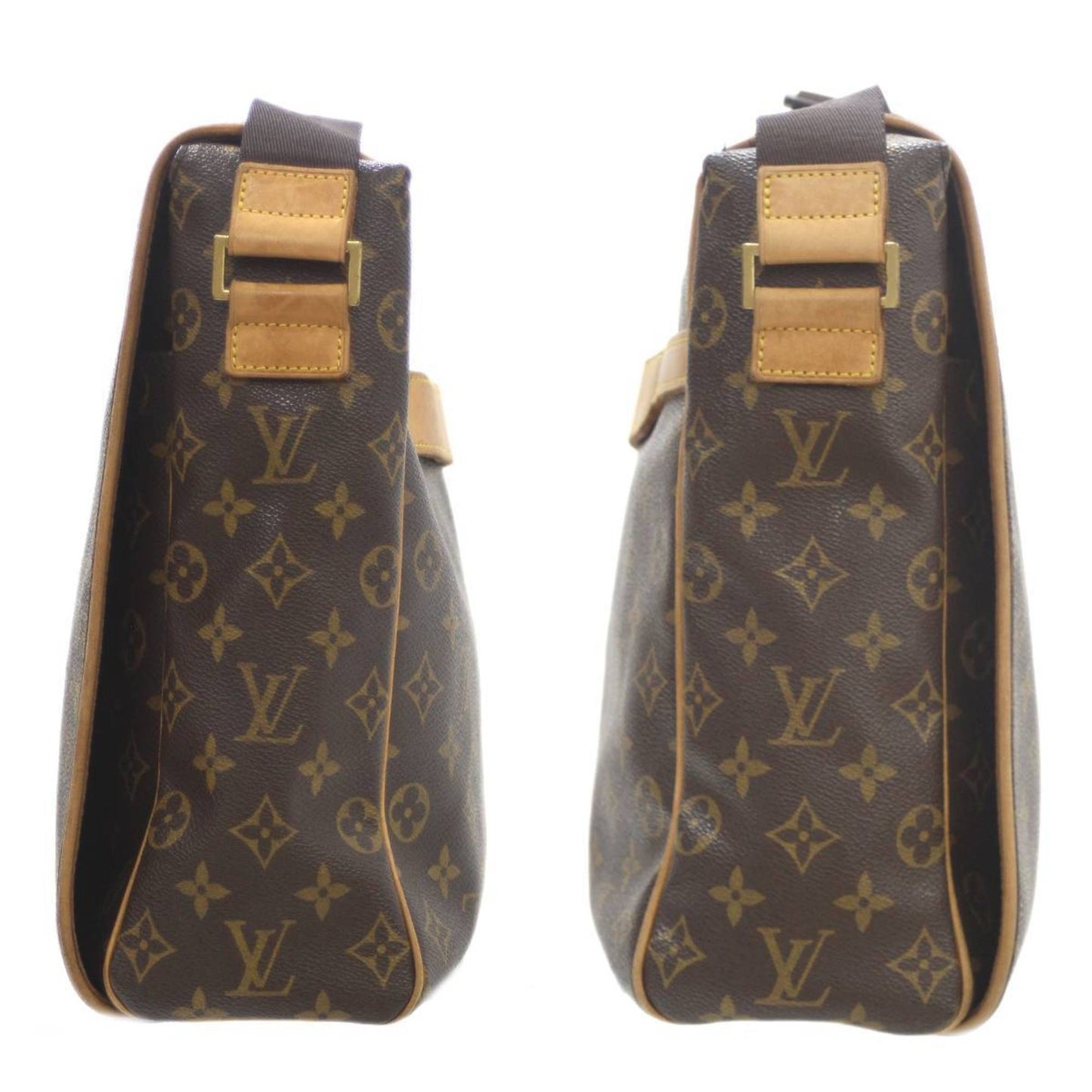 Louis Vuitton Abbesses Brown Canvas Shoulder Bag