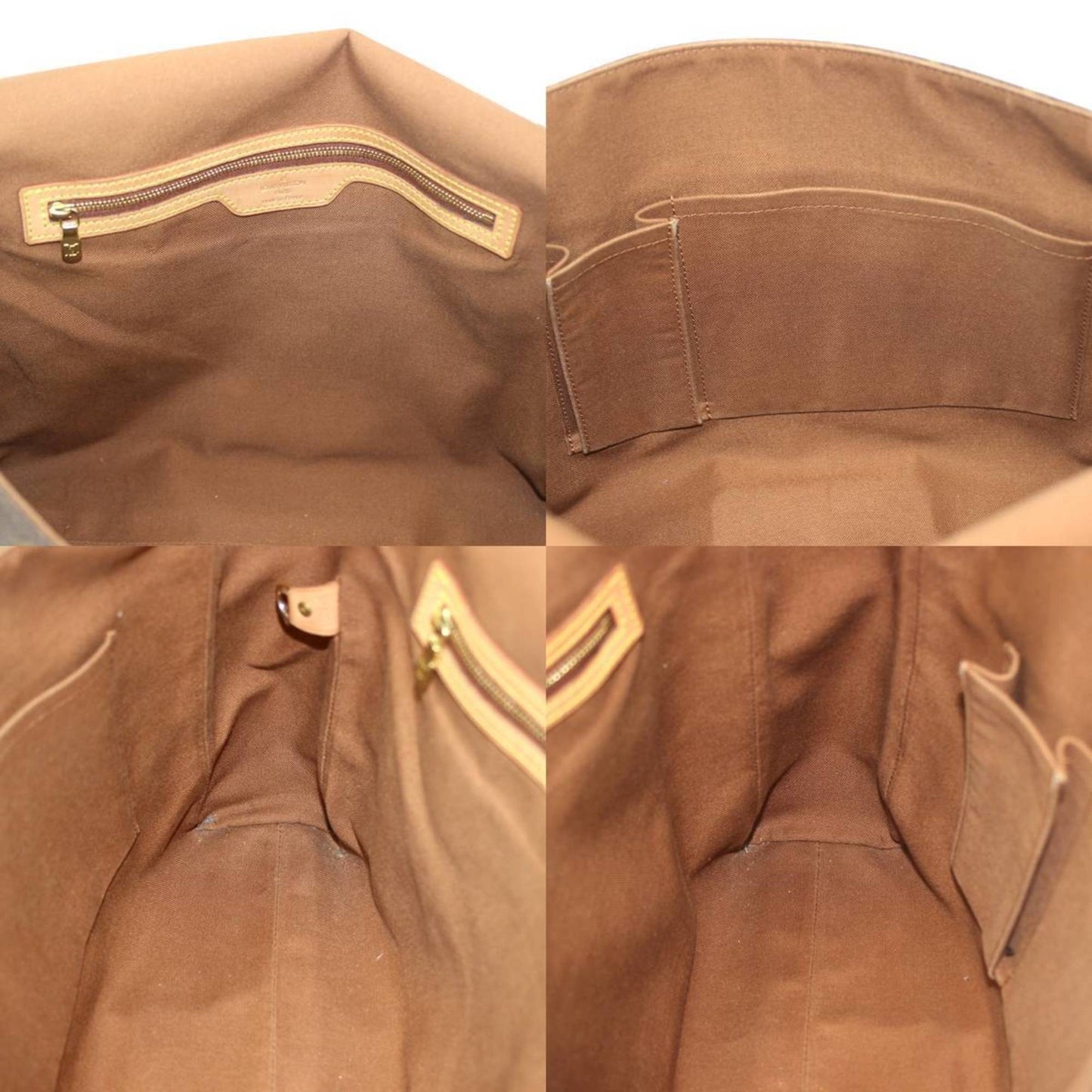 Louis Vuitton Abbesses Brown Canvas Shoulder Bag