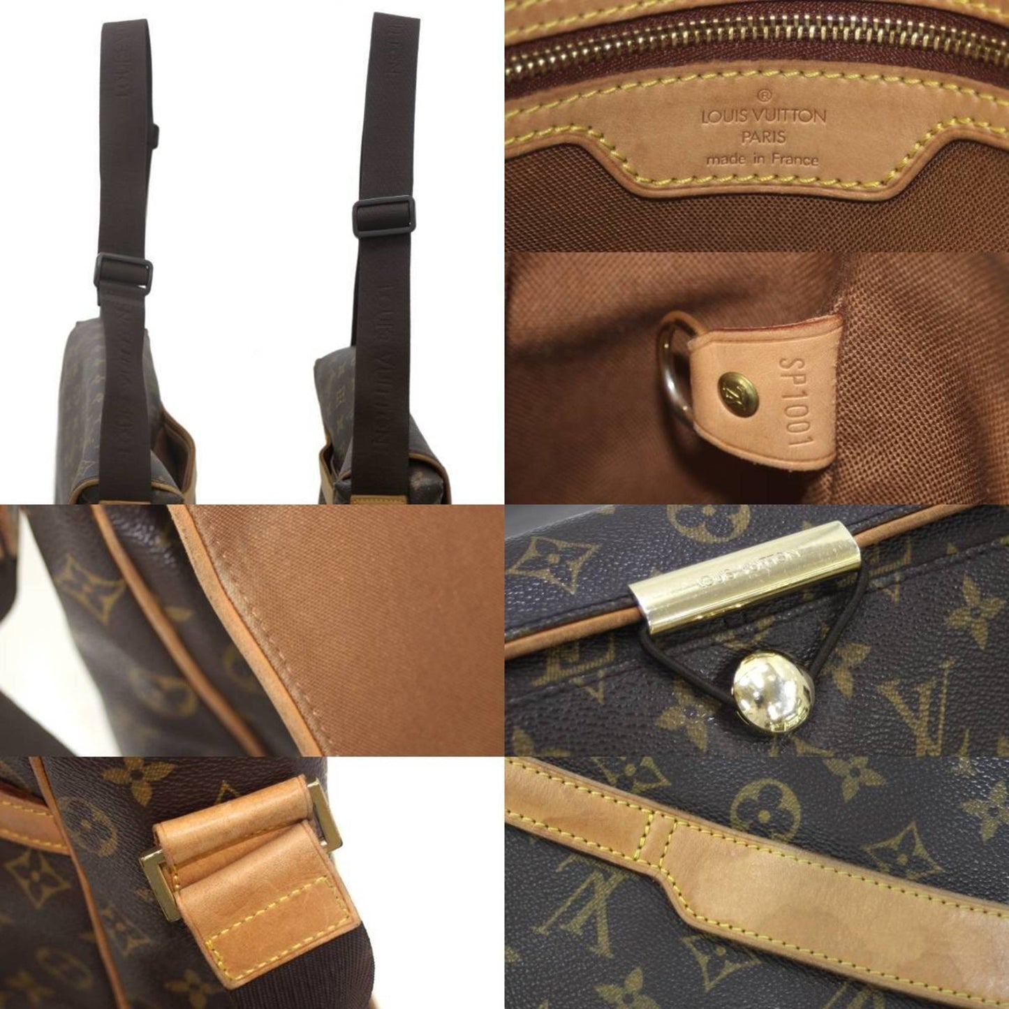 Louis Vuitton Abbesses Brown Canvas Shoulder Bag