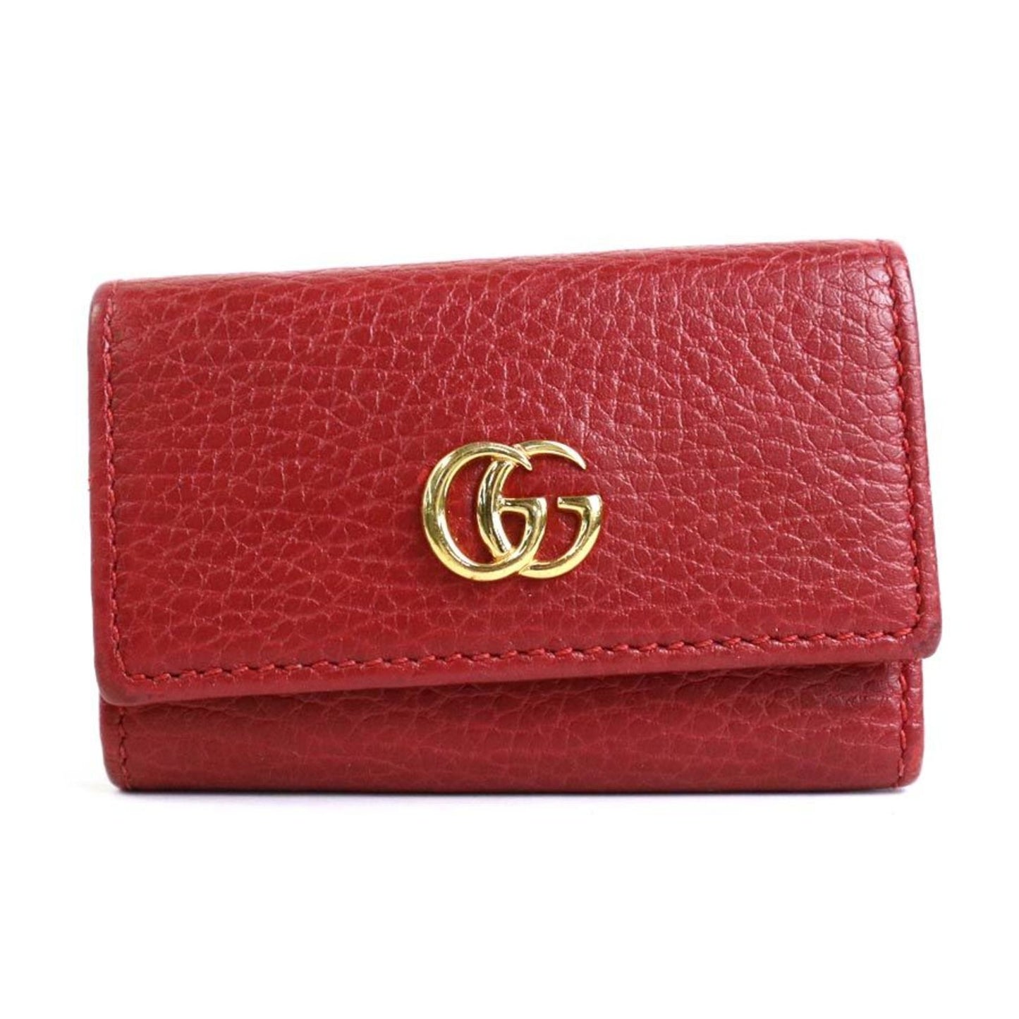 Gucci GG Marmont Red Leather Wallet Accessories