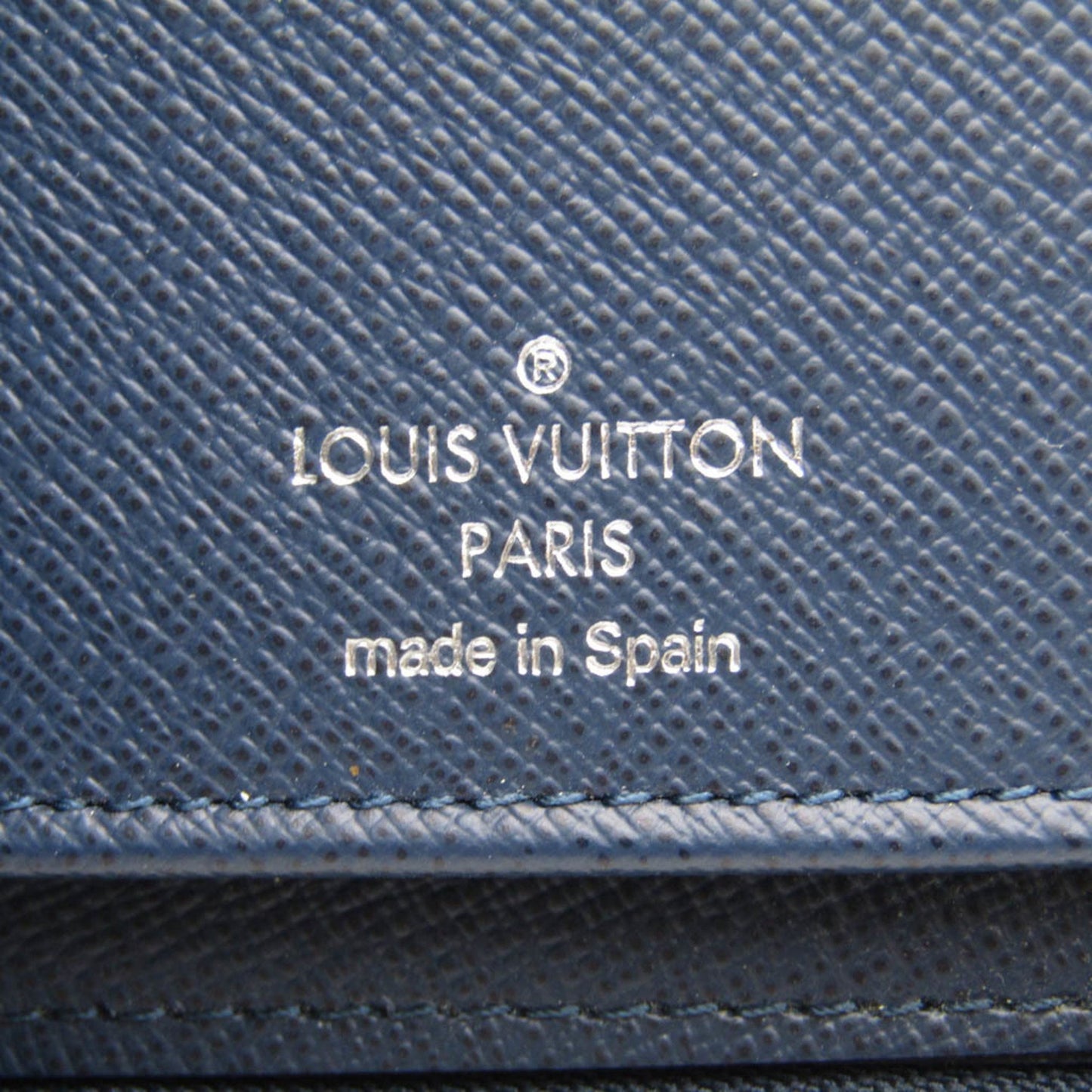 Louis Vuitton Zippy Wallet Vertical Navy Leather Wallet Accessories