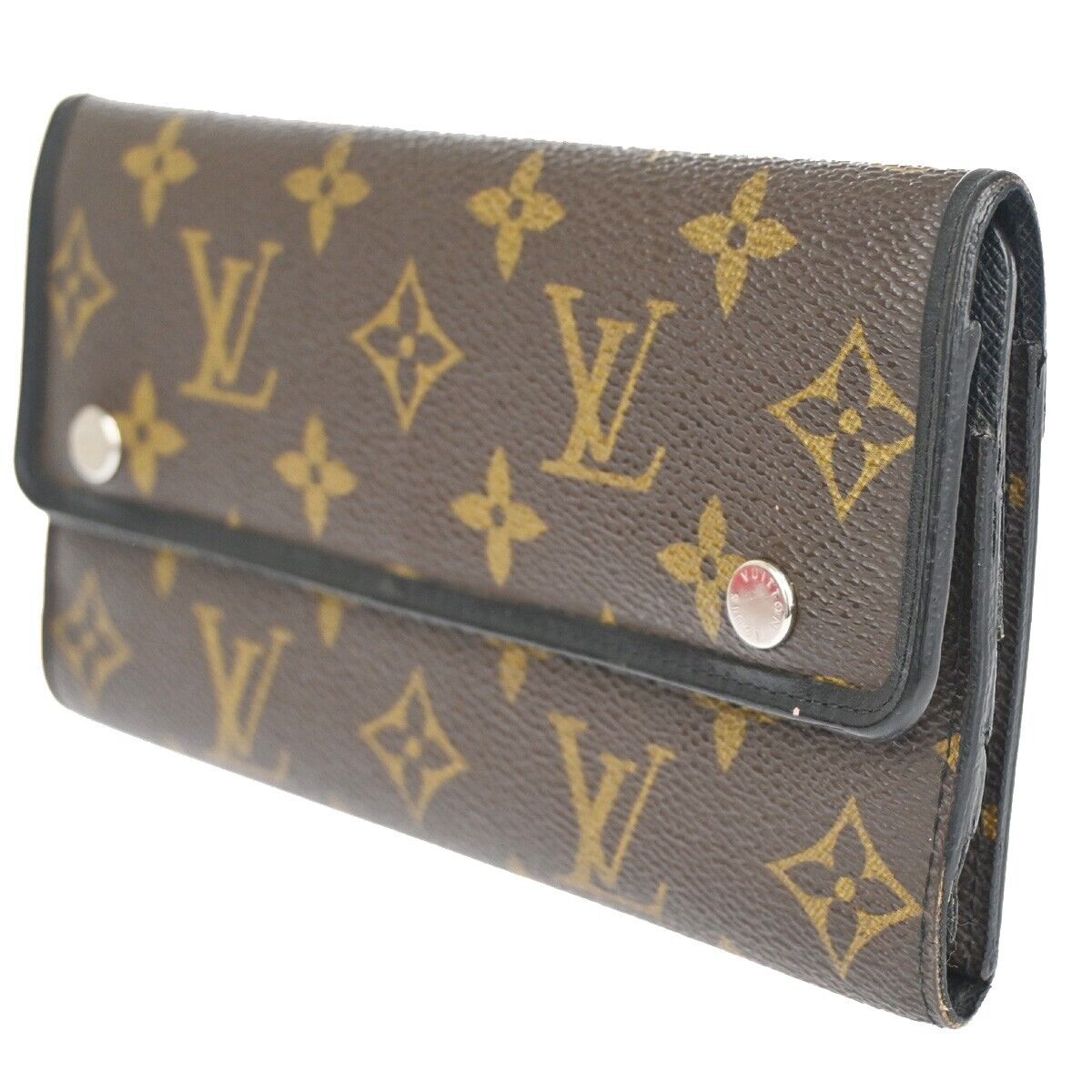 Louis Vuitton Macassar Brown Canvas Wallet Accessories