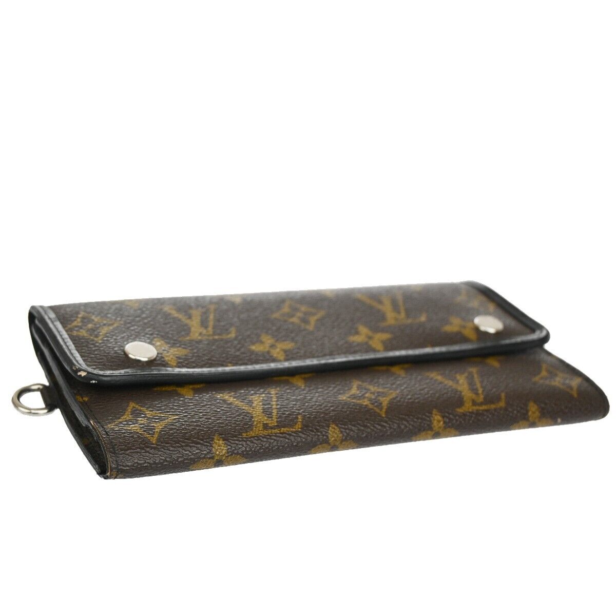 Louis Vuitton Macassar Brown Canvas Wallet Accessories