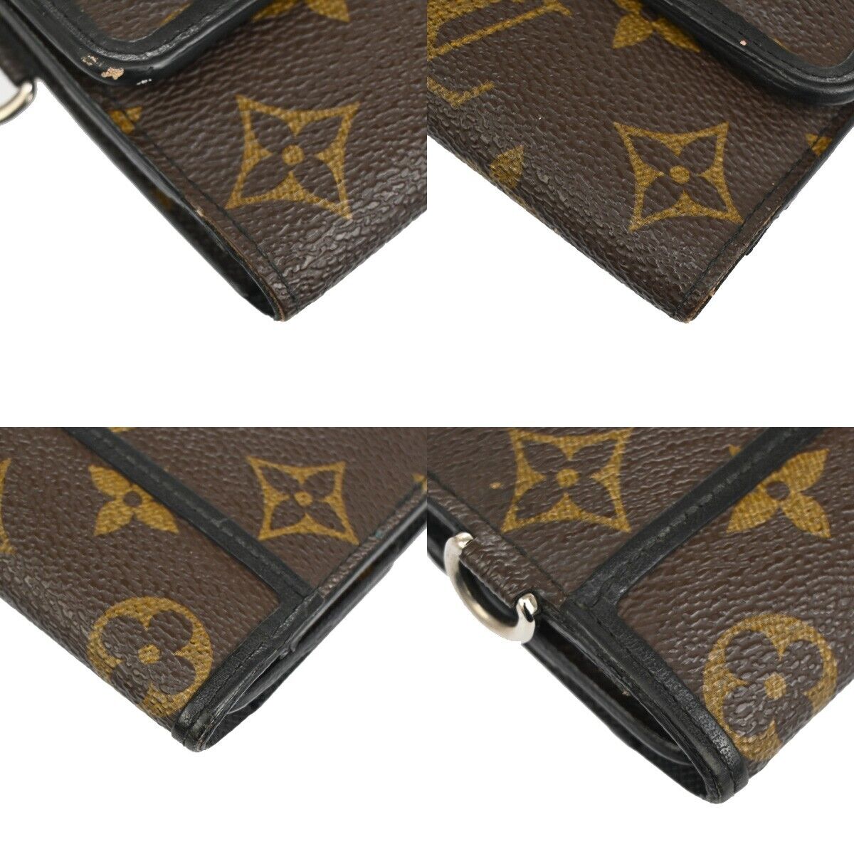 Louis Vuitton Macassar Brown Canvas Wallet Accessories