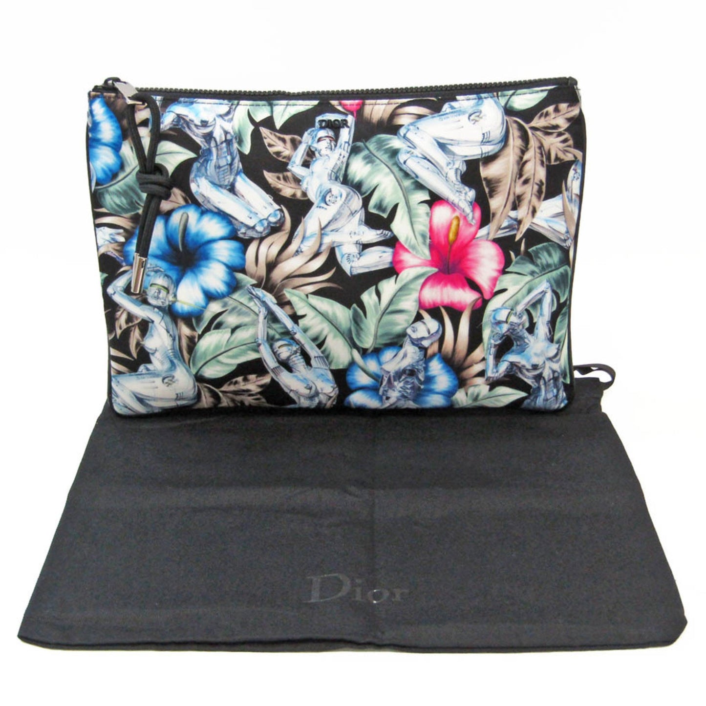 Dior Multicolour Canvas Clutch Bag