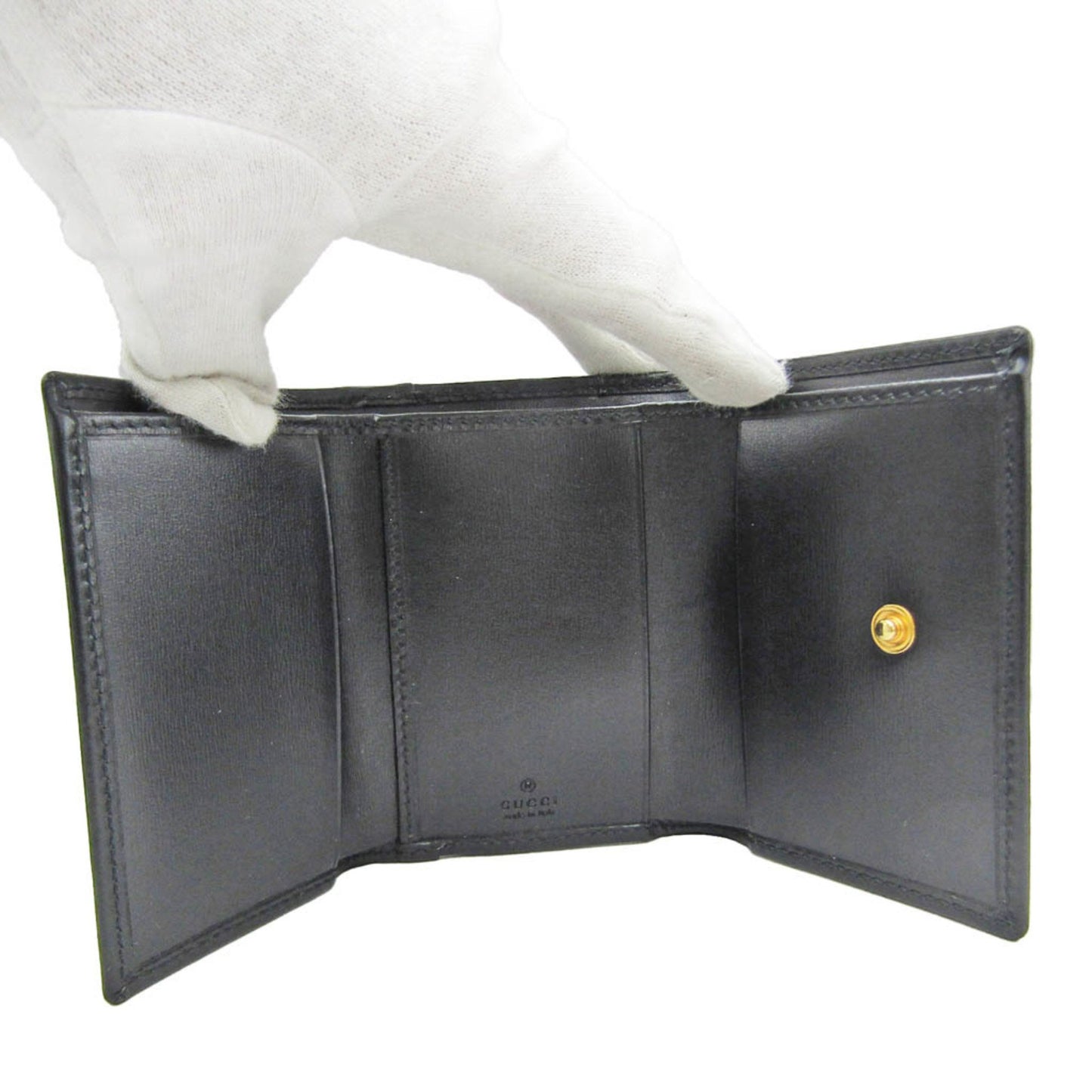 Gucci Horsebit Black Leather Wallet Accessories