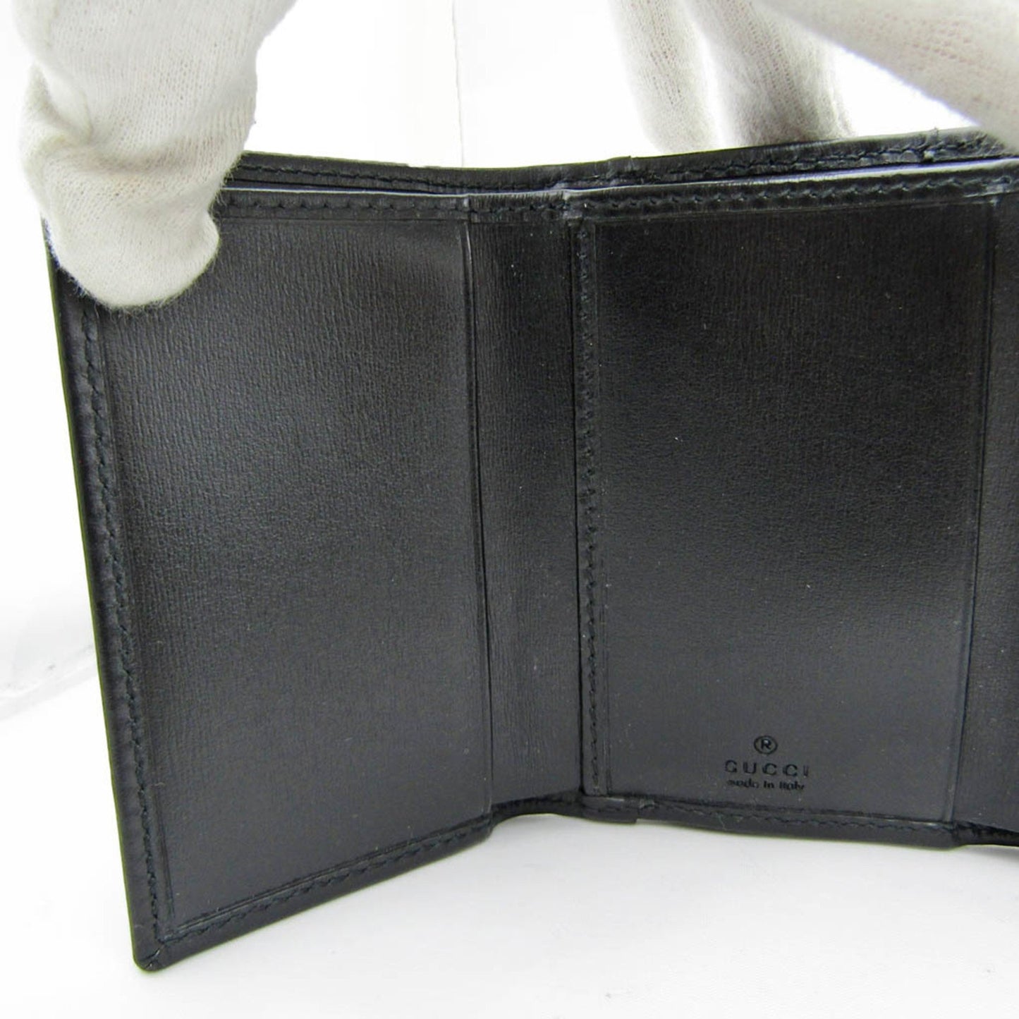 Gucci Horsebit Black Leather Wallet Accessories