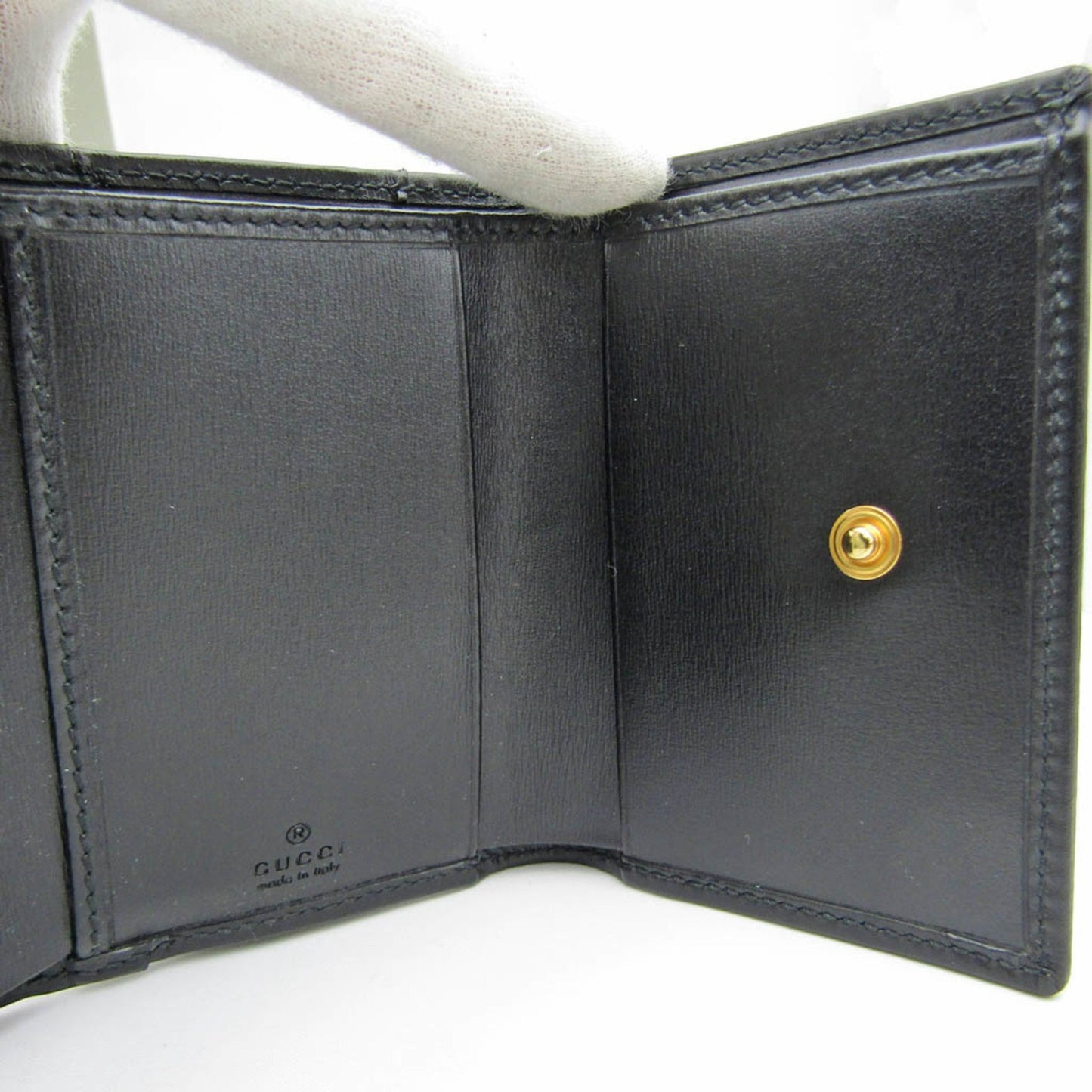 Gucci Horsebit Black Leather Wallet Accessories