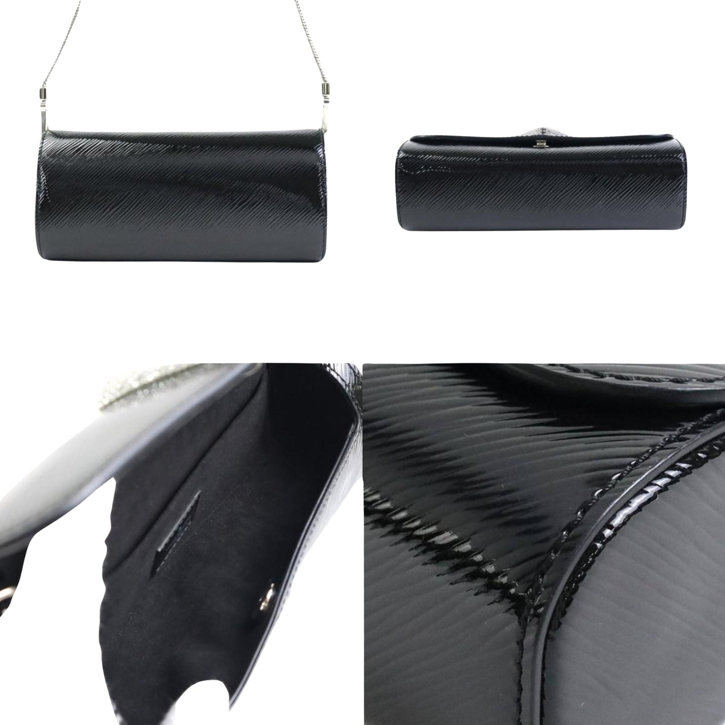 Louis Vuitton Night box Black Leather Shoulder Bag