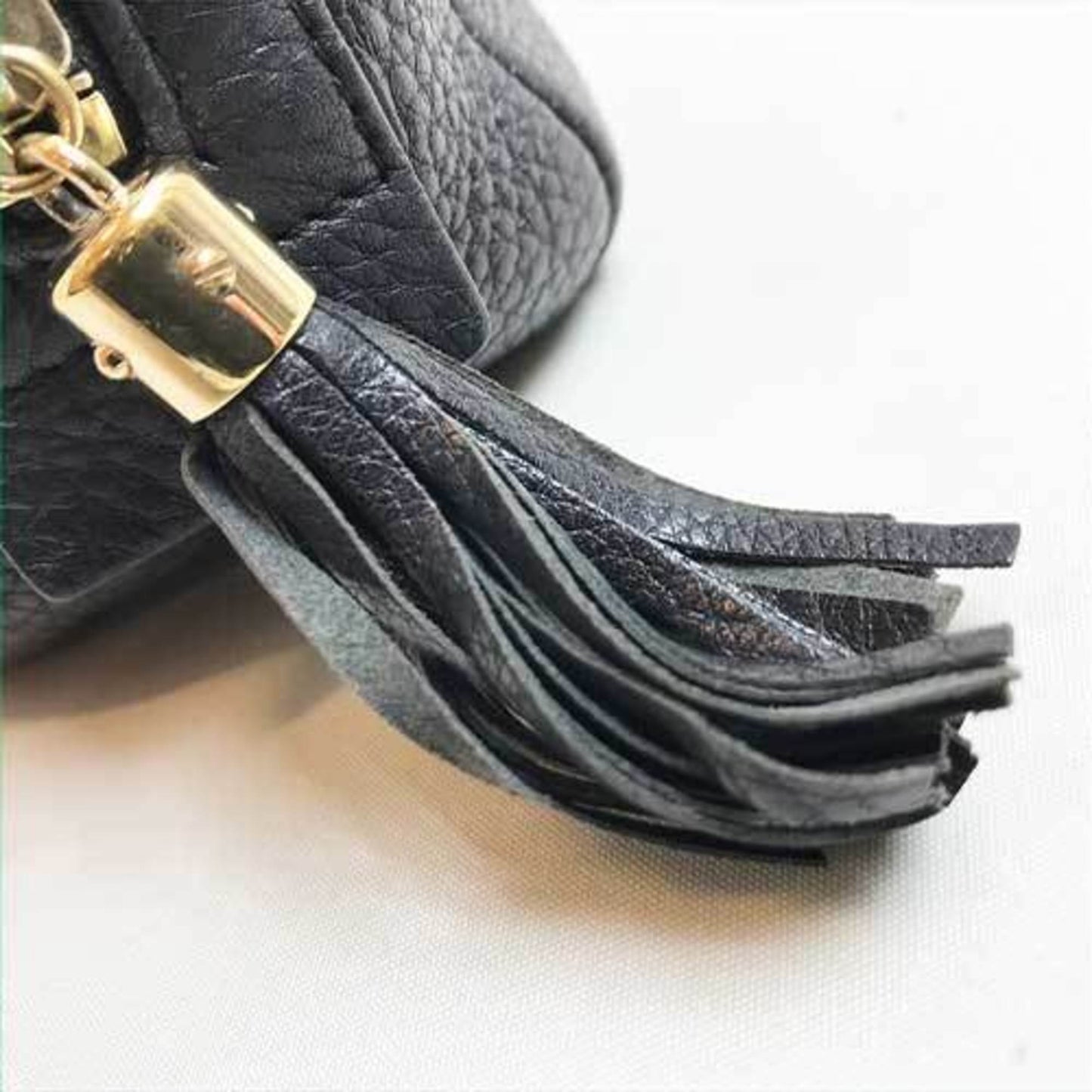 Gucci Soho Black Leather Clutch Bag