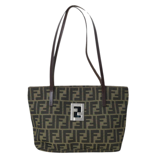 Fendi Zucca Brown Canvas Tote Bag