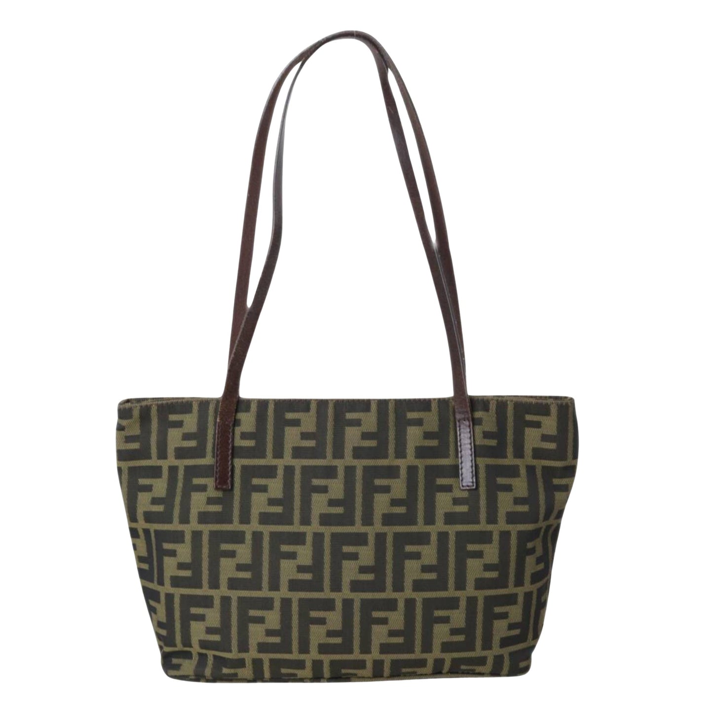 Fendi Zucca Brown Canvas Tote Bag