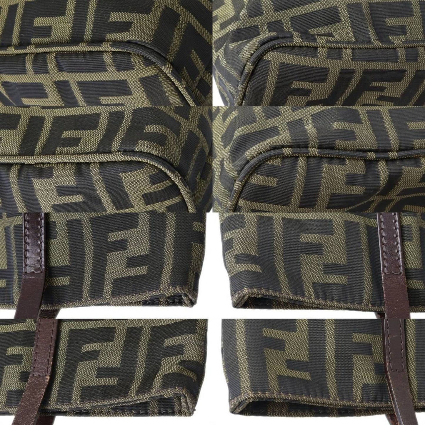 Fendi Zucca Brown Canvas Tote Bag