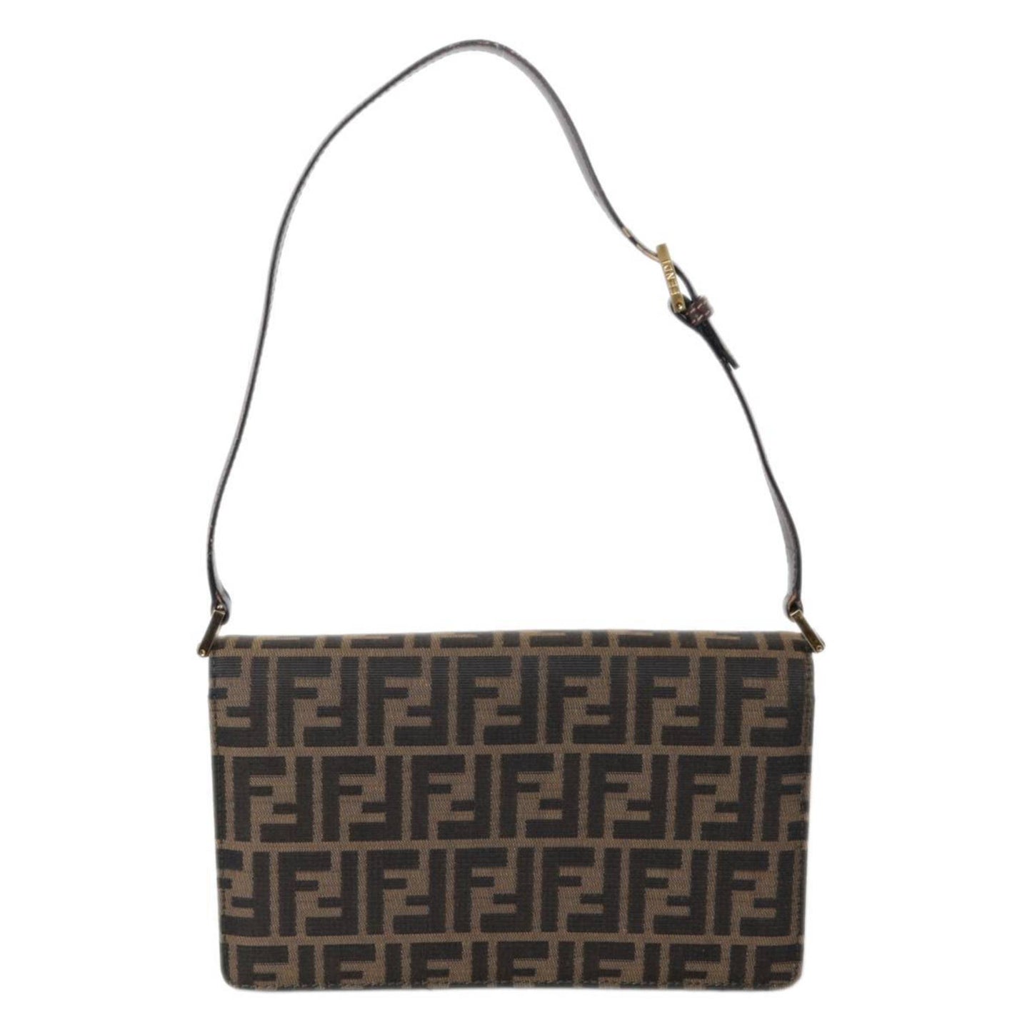 Fendi Zucca Brown Canvas Shopper Bag