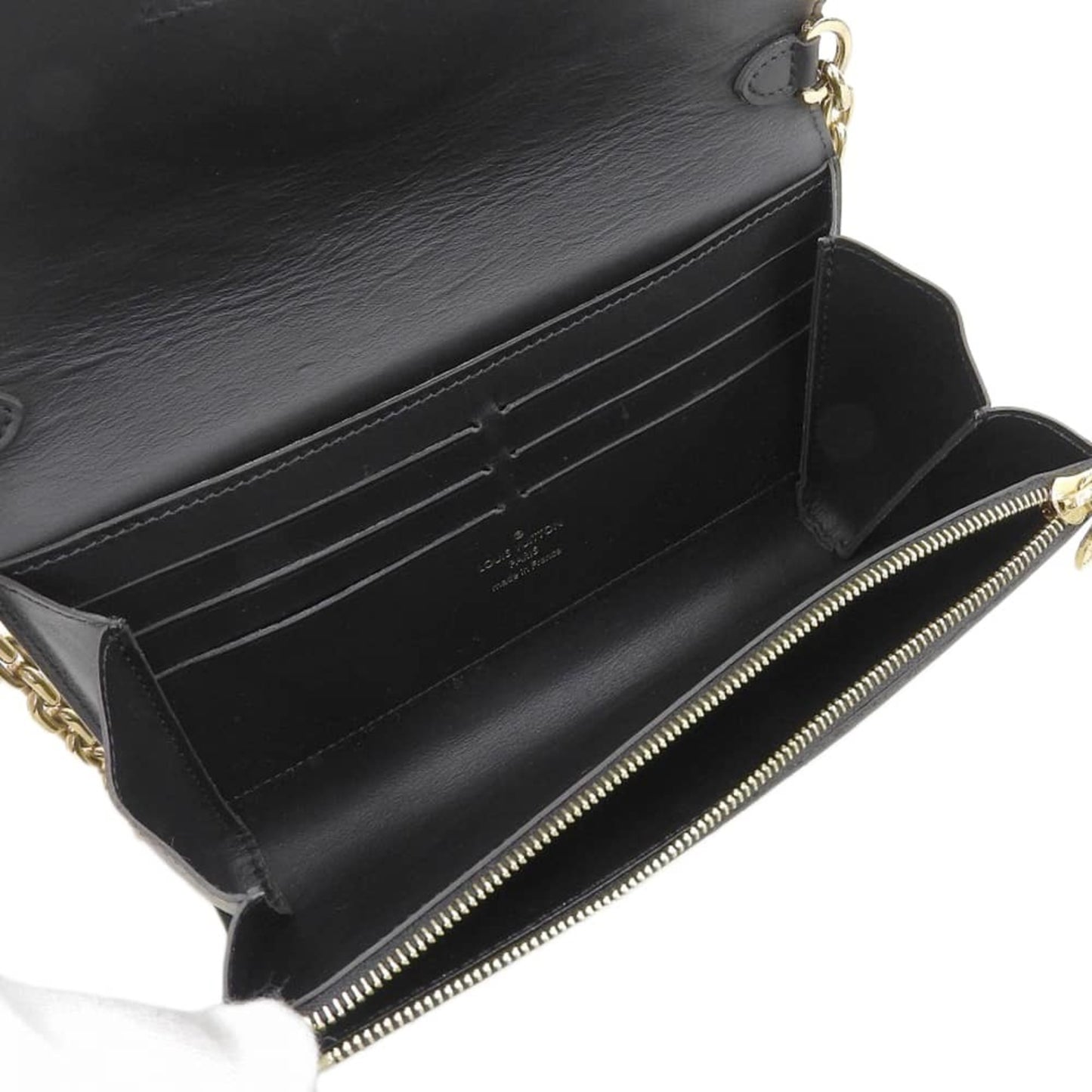 Louis Vuitton Twist Black Leather Clutch Bag