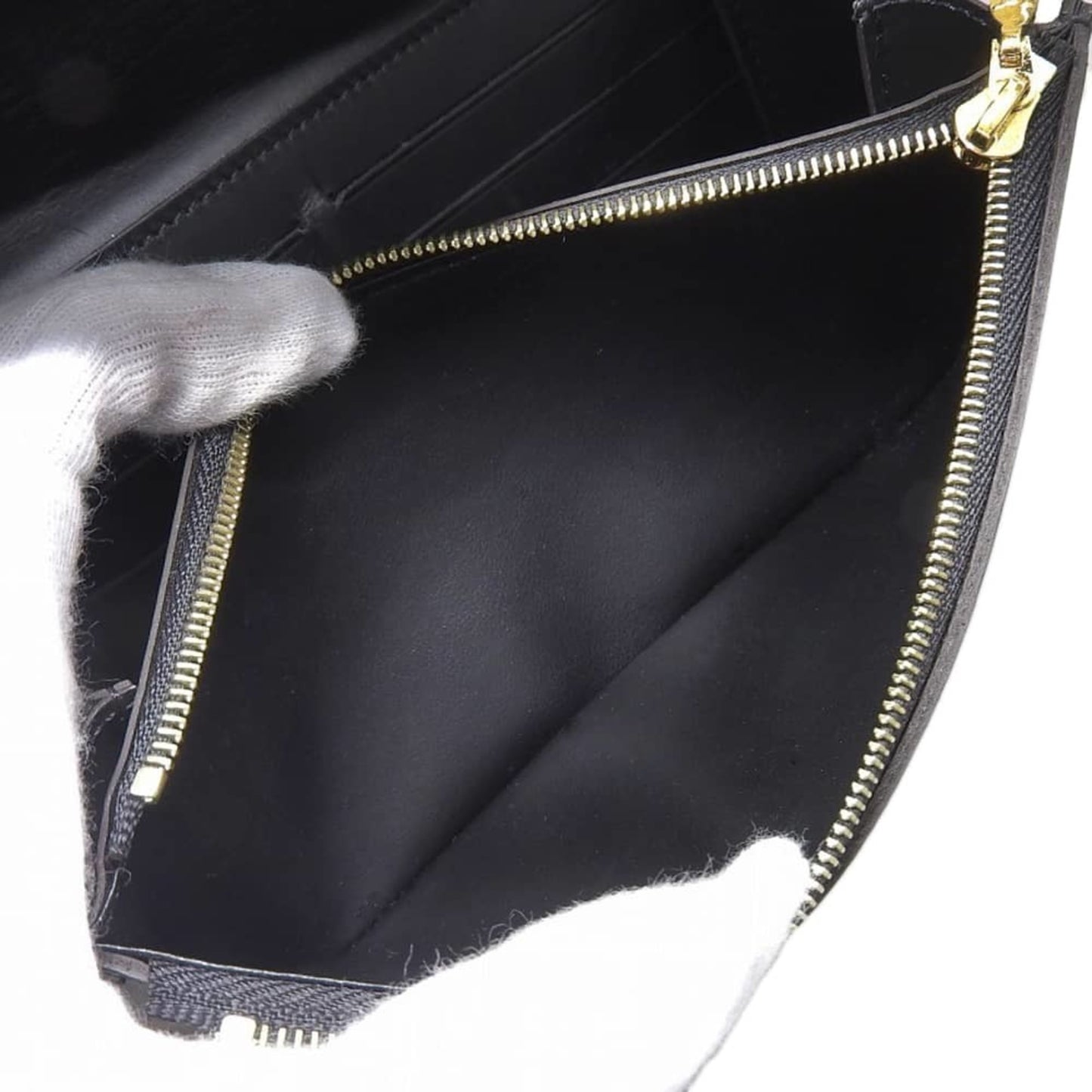 Louis Vuitton Twist Black Leather Clutch Bag