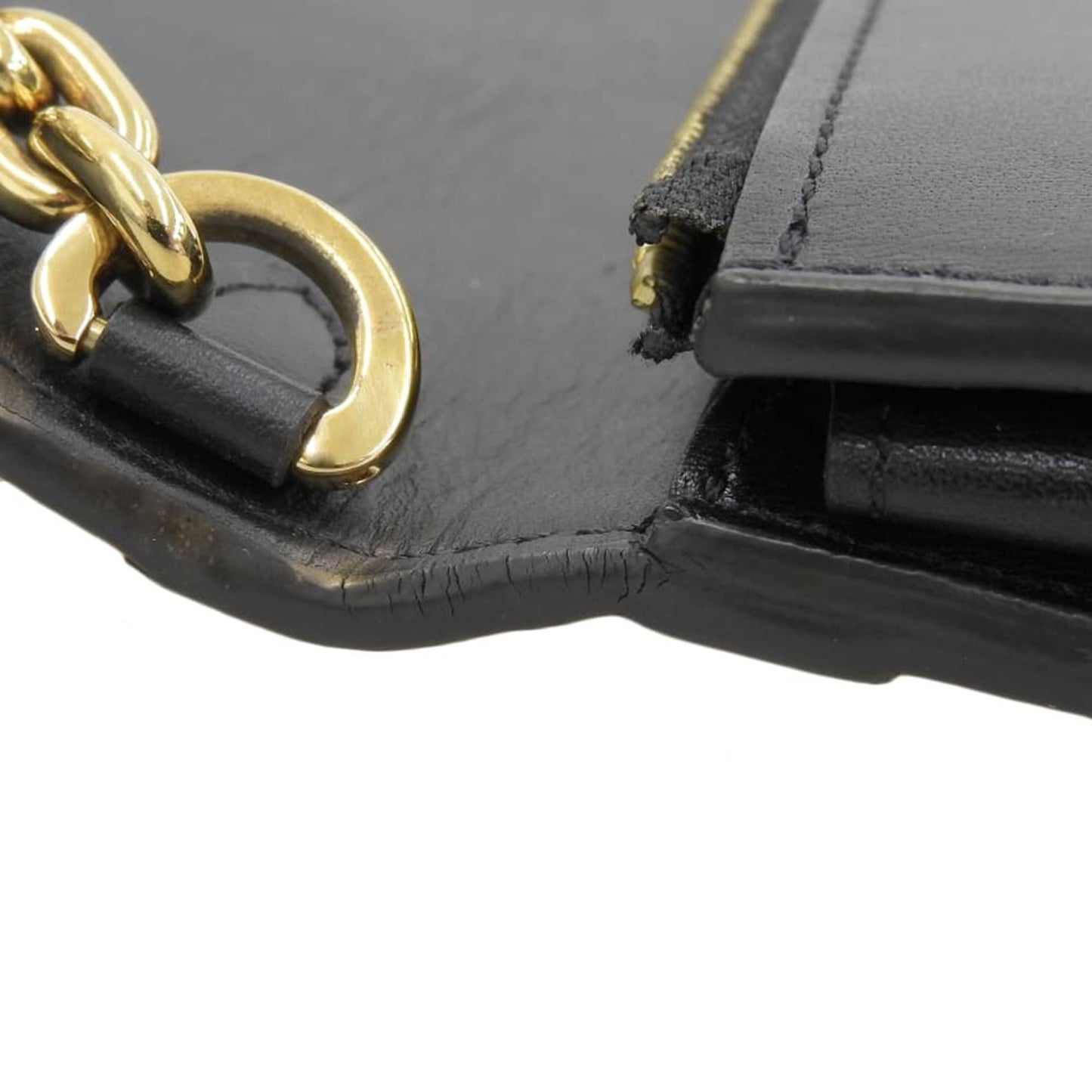 Louis Vuitton Twist Black Leather Clutch Bag