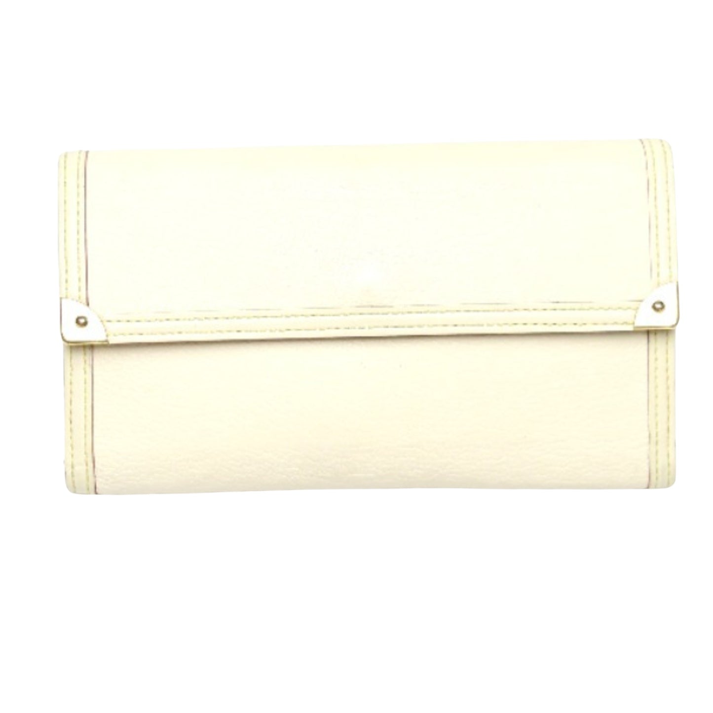 Louis Vuitton Suhari White Leather Wallet Accessories