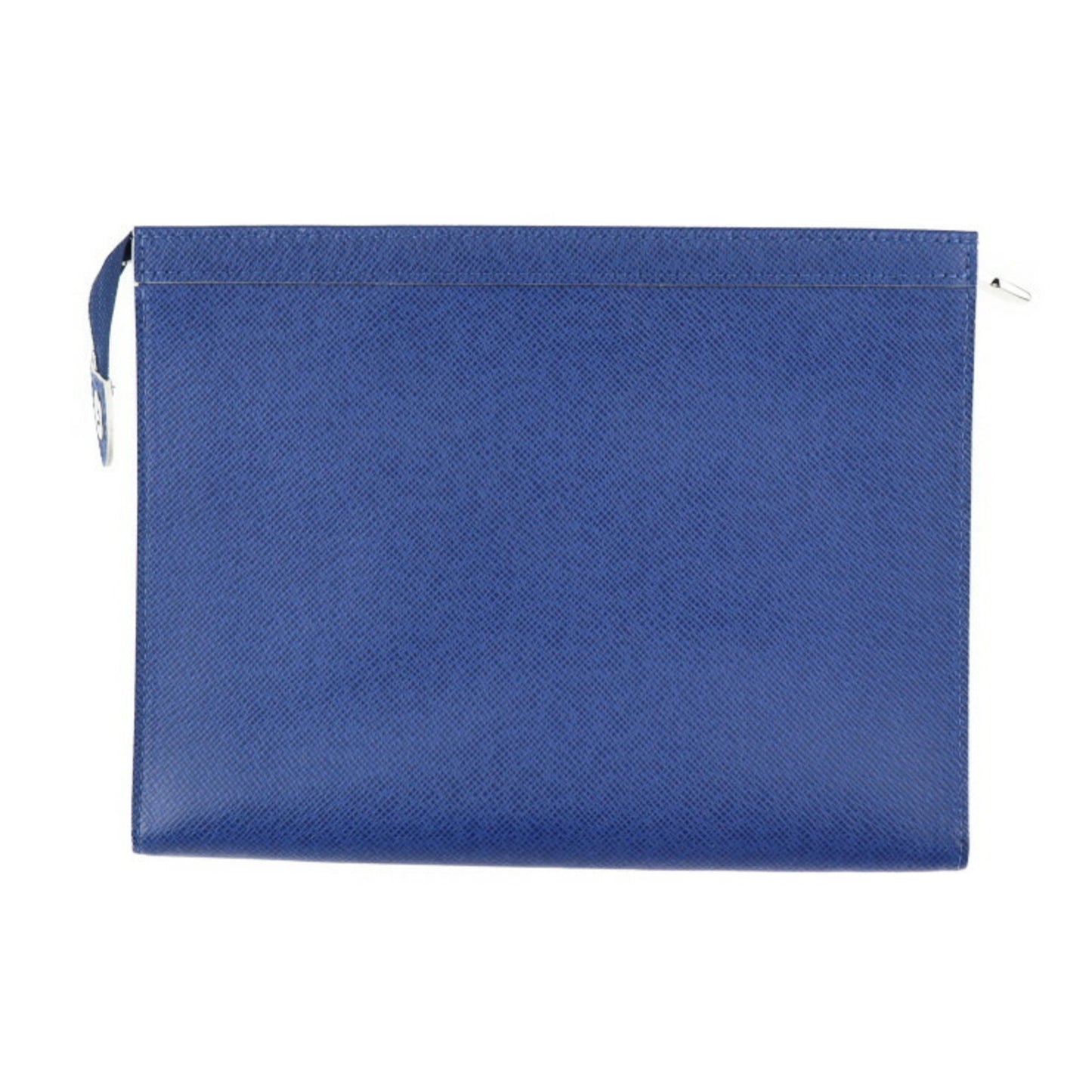 Louis Vuitton Pochette voyage Navy Leather Clutch Bag