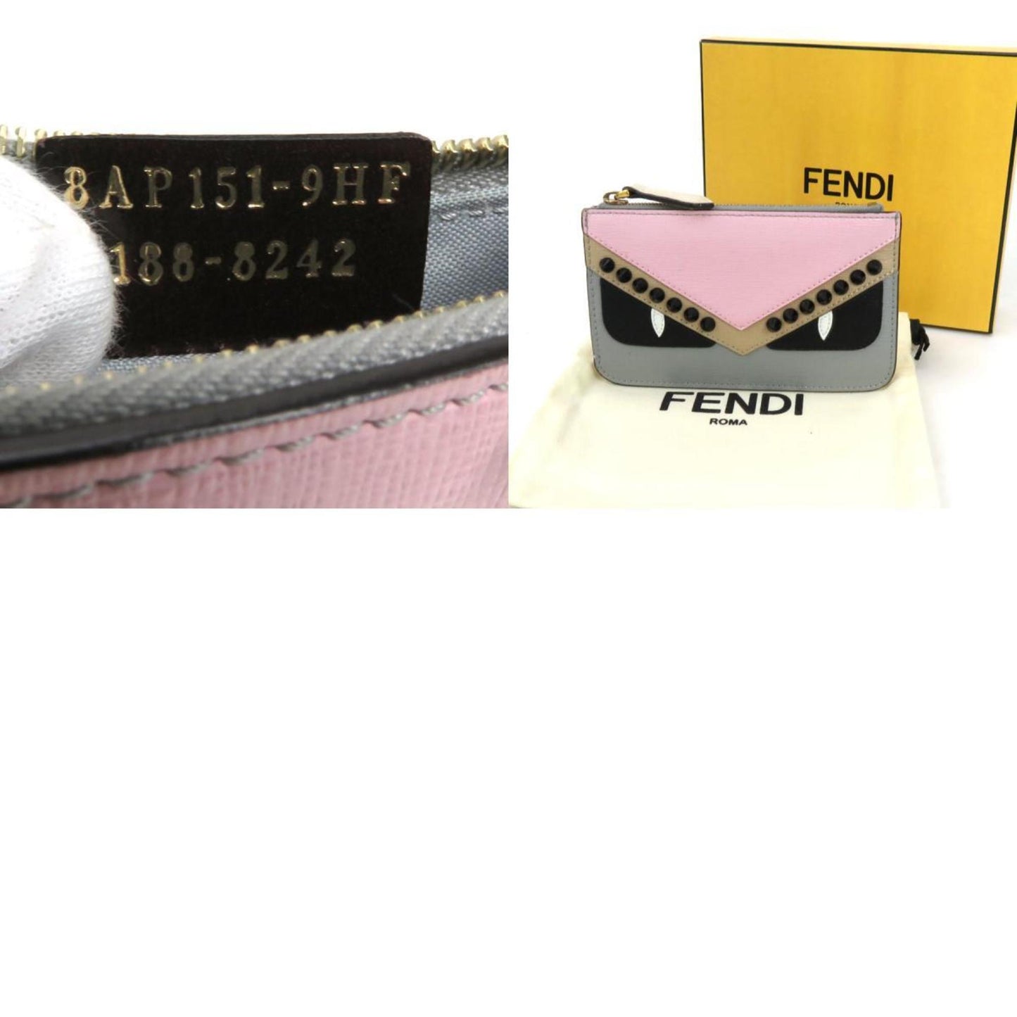 Fendi Multicolour Leather Wallet Accessories