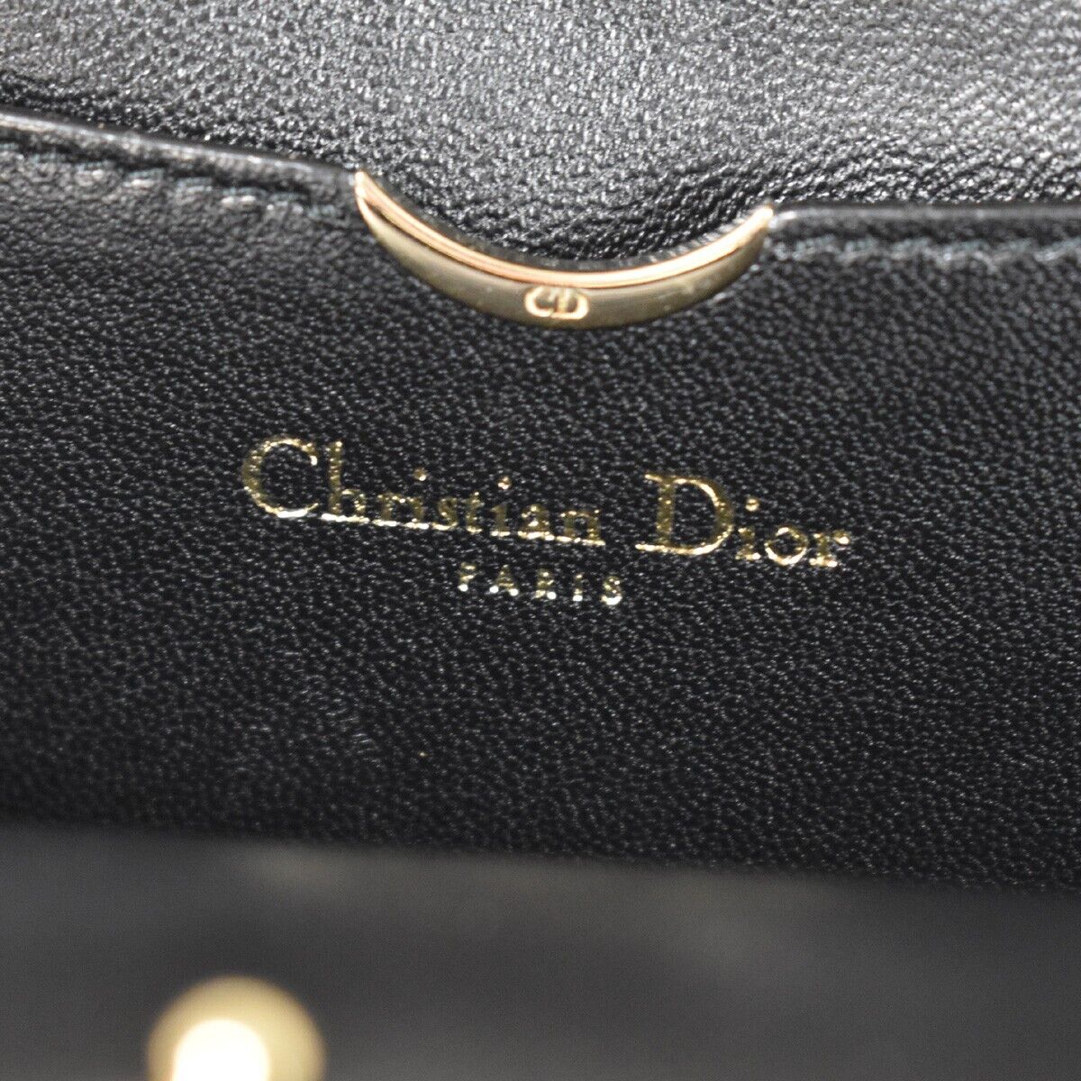 Dior Navy Velvet Clutch Bag