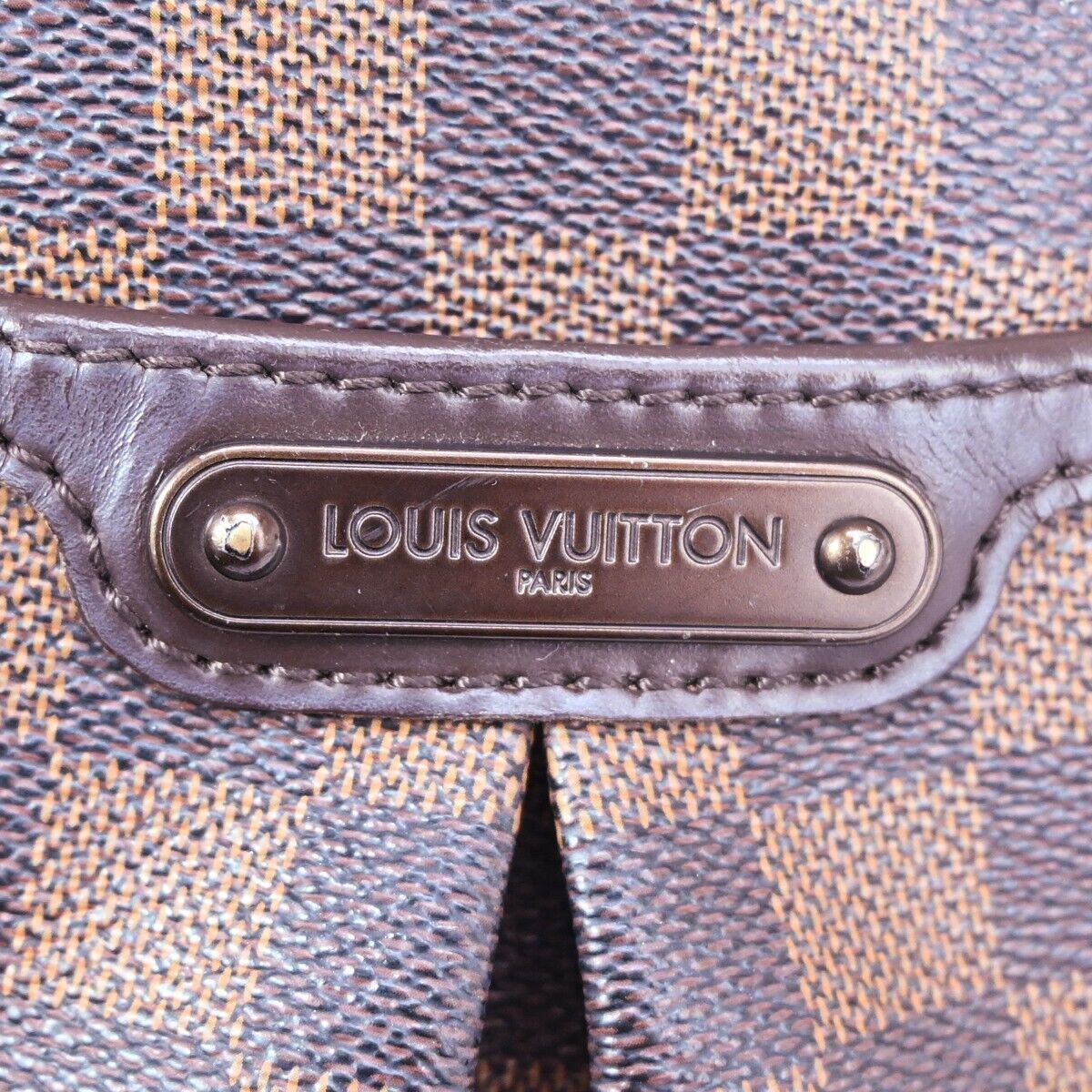 Louis Vuitton Bloomsbury Brown Canvas Shoulder Bag