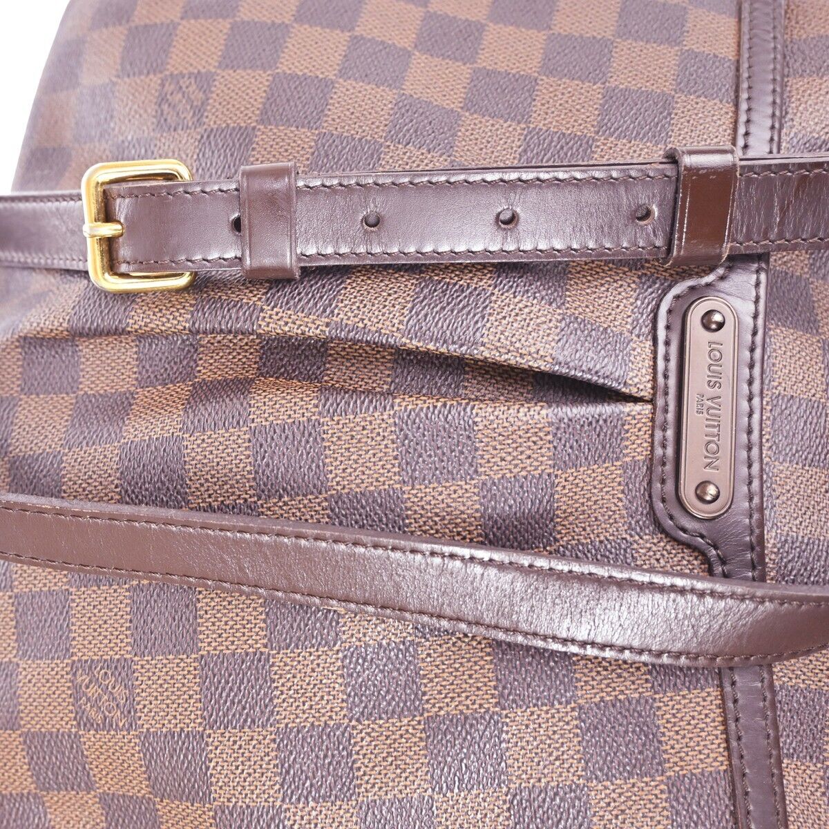 Louis Vuitton Bloomsbury Brown Canvas Shoulder Bag