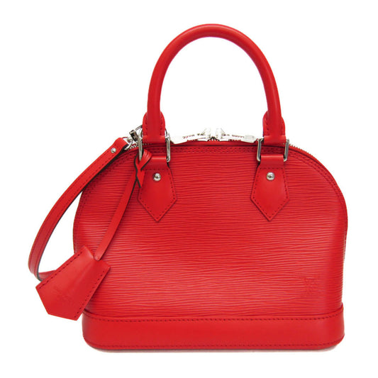 Louis Vuitton Alma BB Red Leather Hand Bag