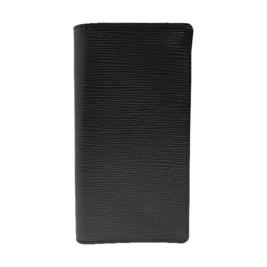 Louis Vuitton Brazza Black Leather Wallet Accessories