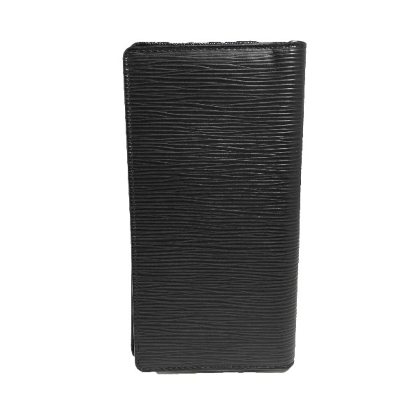 Louis Vuitton Brazza Black Leather Wallet Accessories