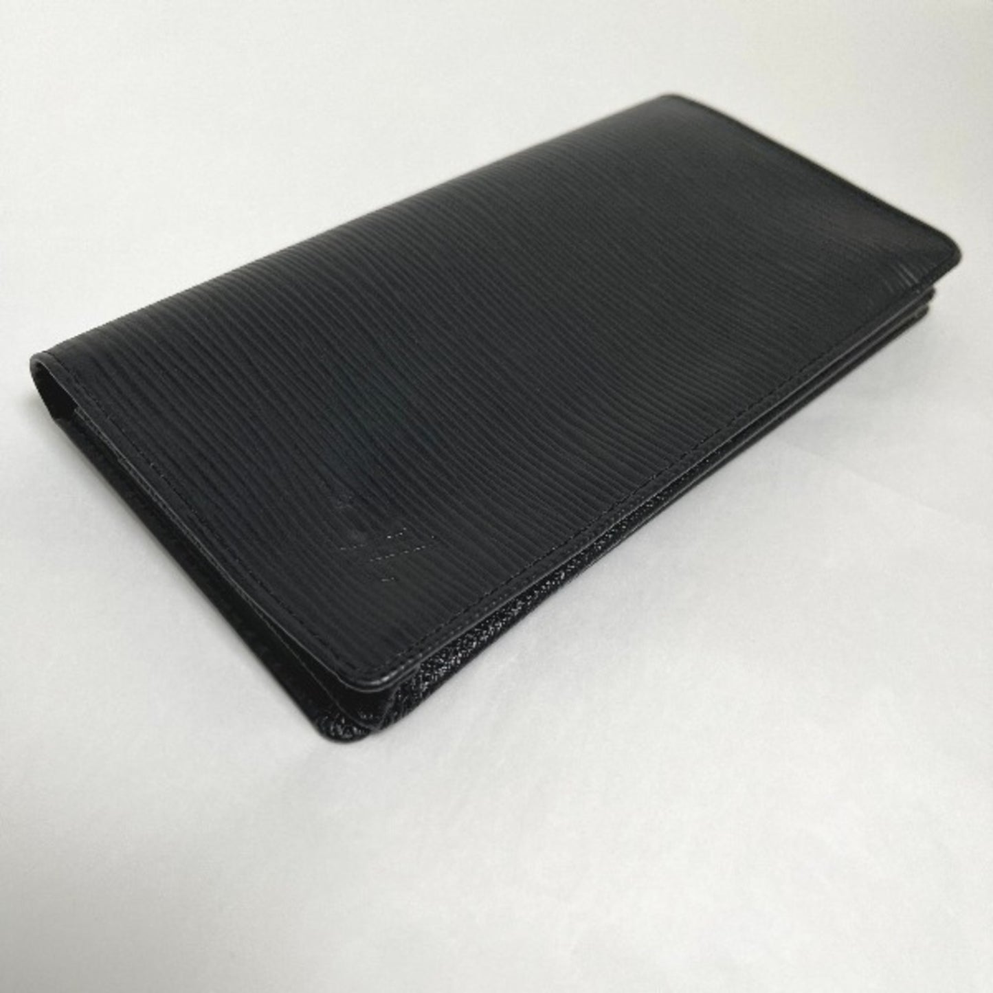 Louis Vuitton Brazza Black Leather Wallet Accessories