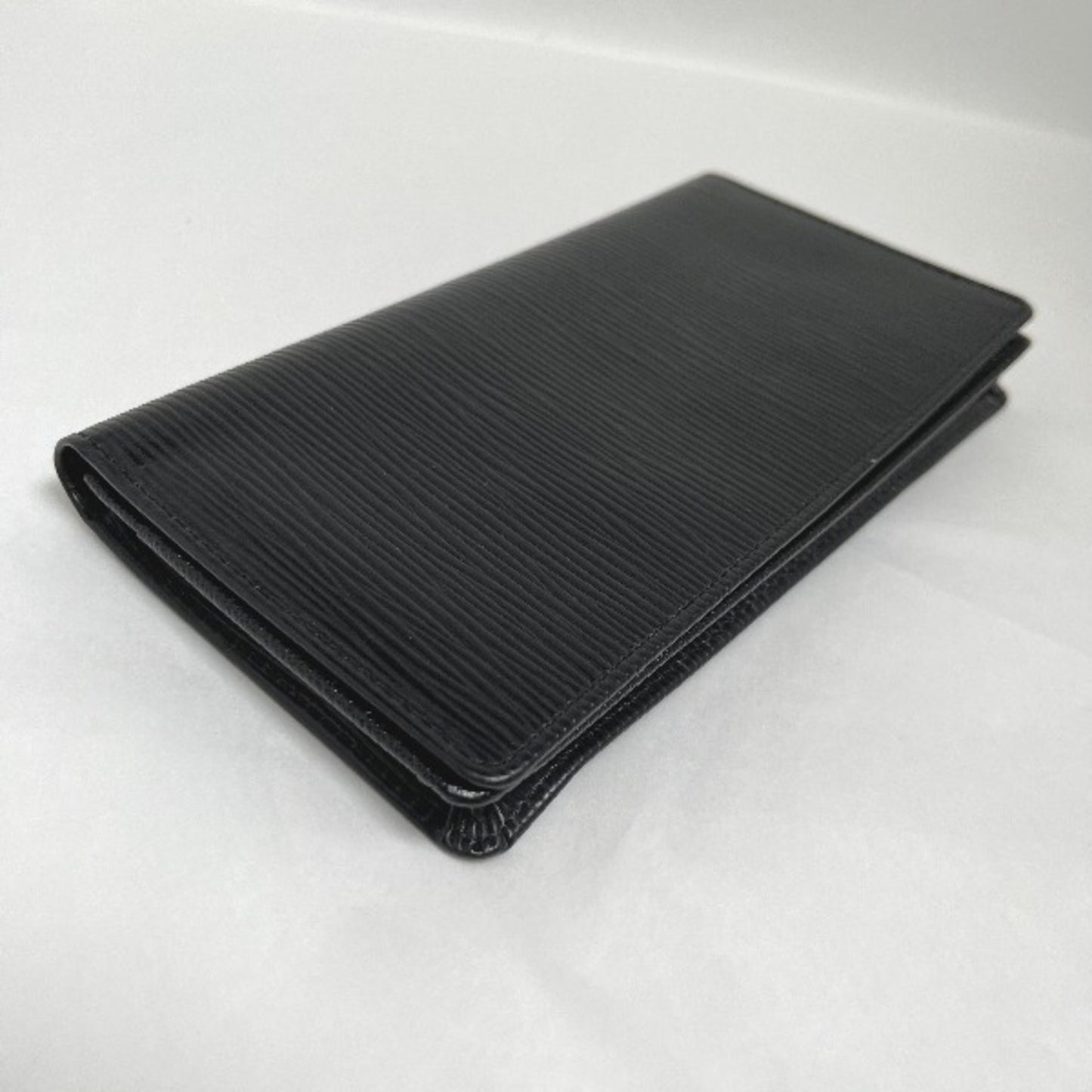 Louis Vuitton Brazza Black Leather Wallet Accessories