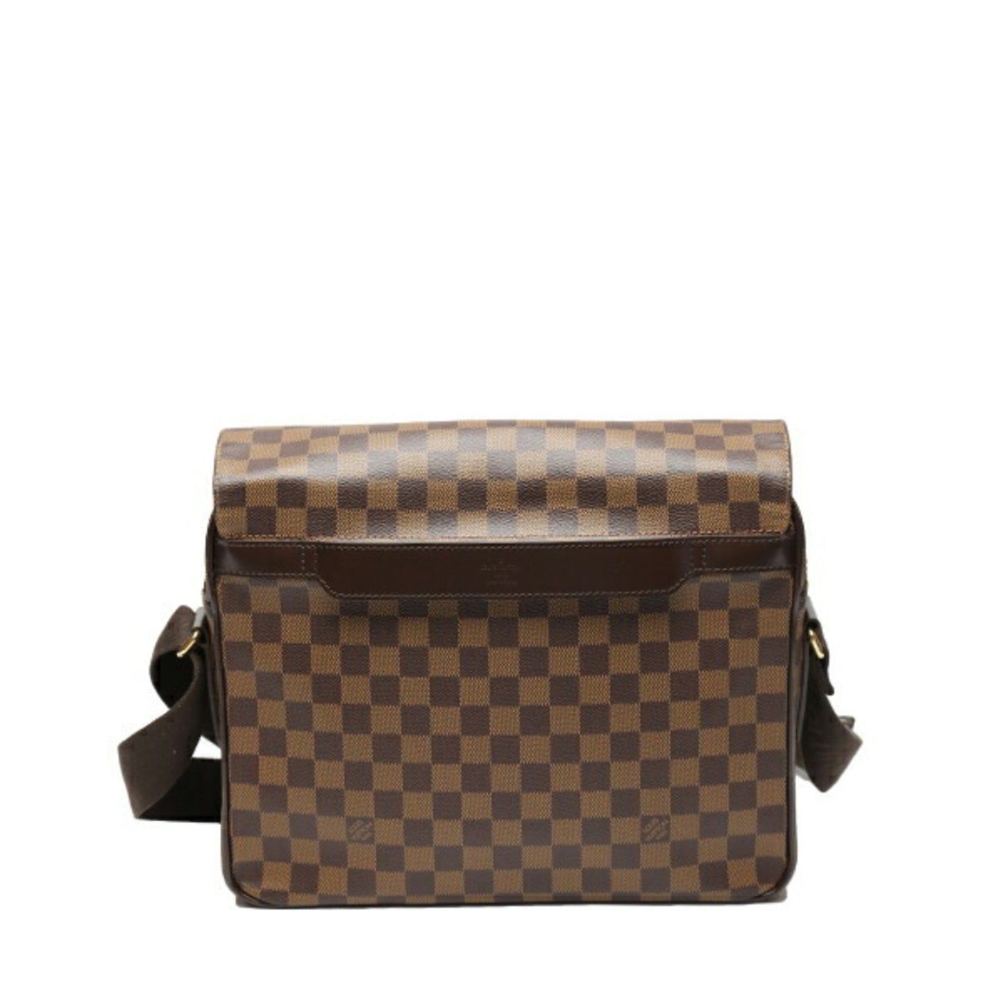 Louis Vuitton Shelton Brown Canvas Shoulder Bag