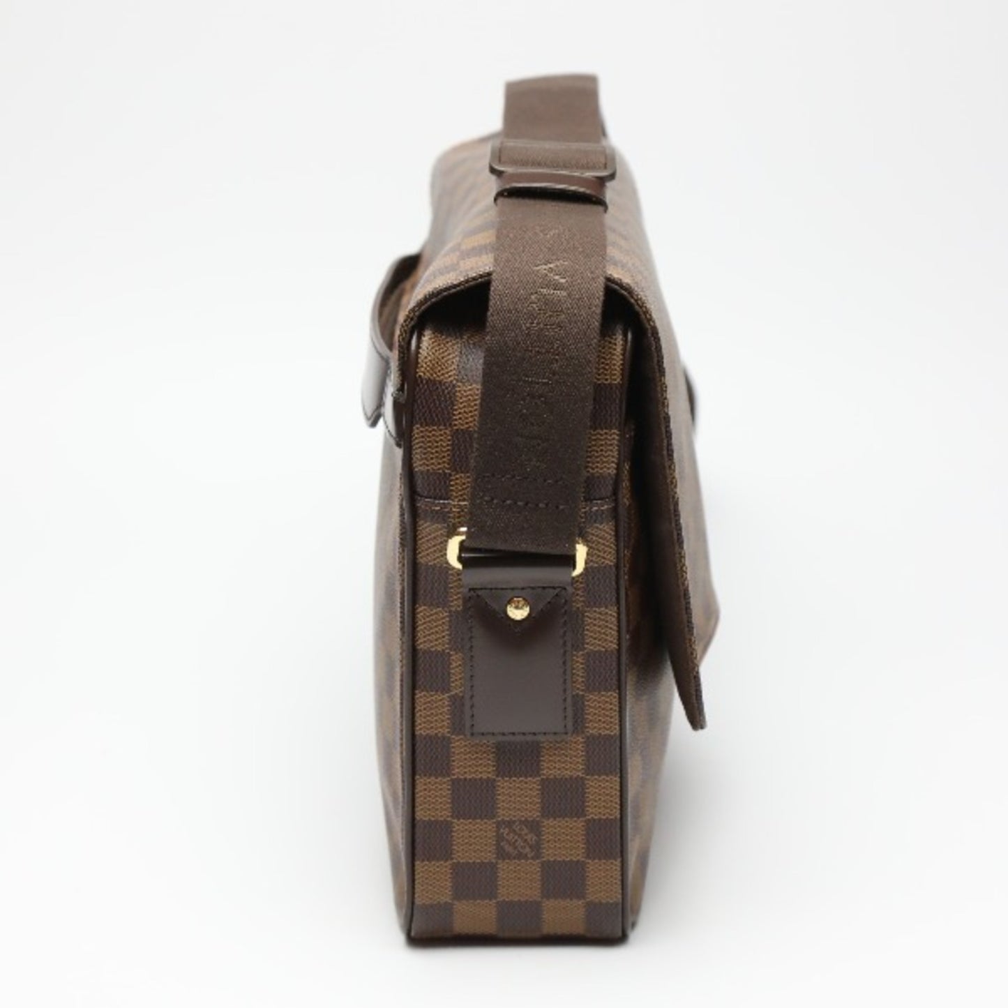 Louis Vuitton Shelton Brown Canvas Shoulder Bag