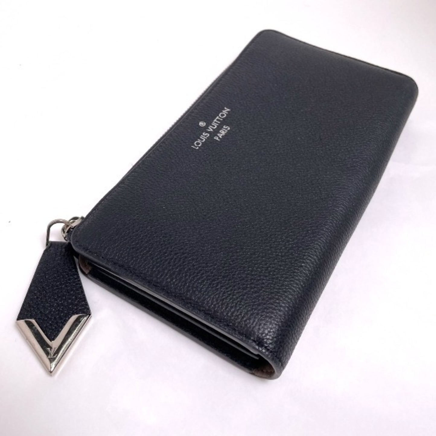 Louis Vuitton Comete Black Leather Wallet Accessories