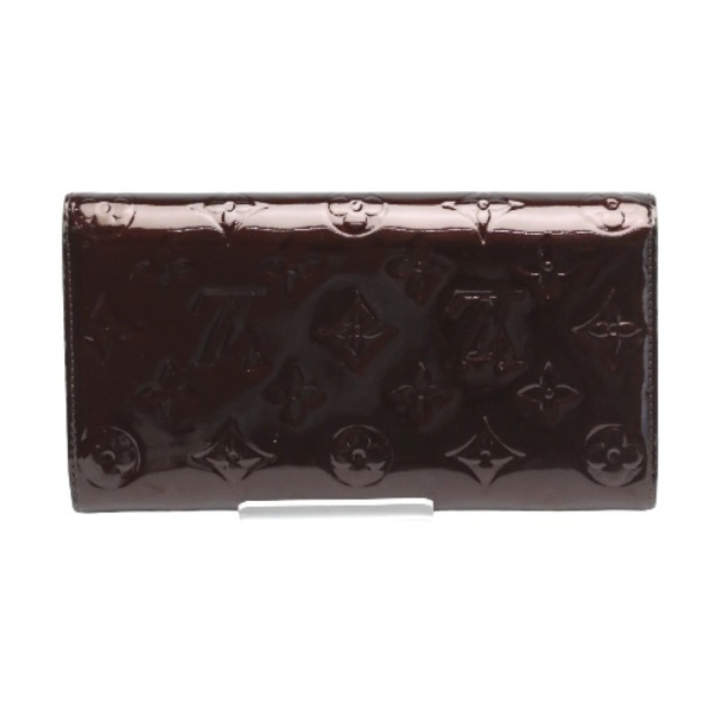 Louis Vuitton Portefeuille Sarah Red Patent Leather Wallet Accessories