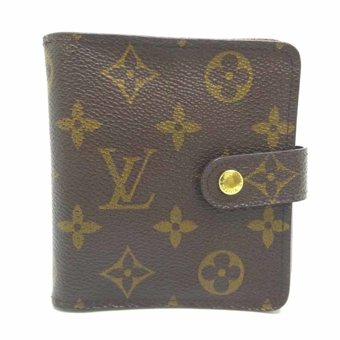 Louis Vuitton Compact zip Brown Canvas Wallet Accessories