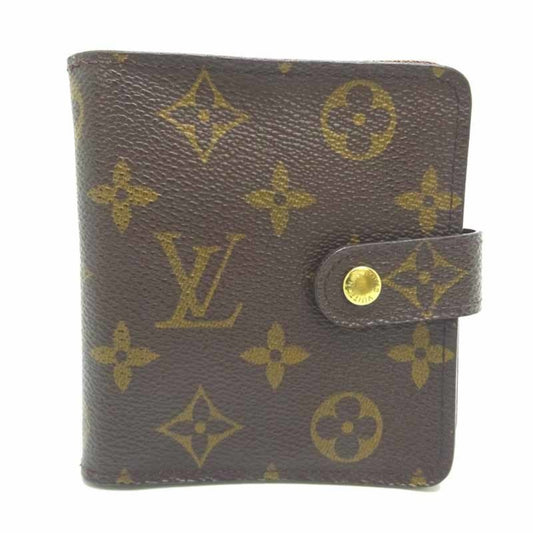 Louis Vuitton Compact zip Brown Canvas Wallet Accessories