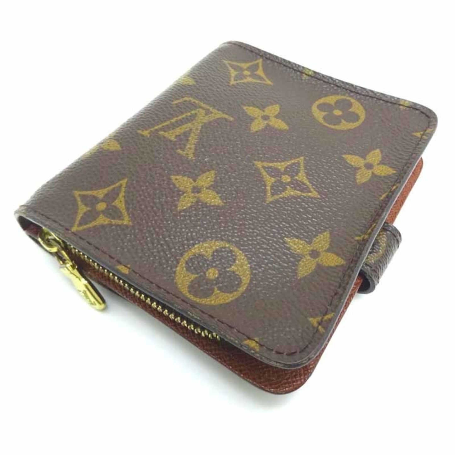 Louis Vuitton Compact zip Brown Canvas Wallet Accessories