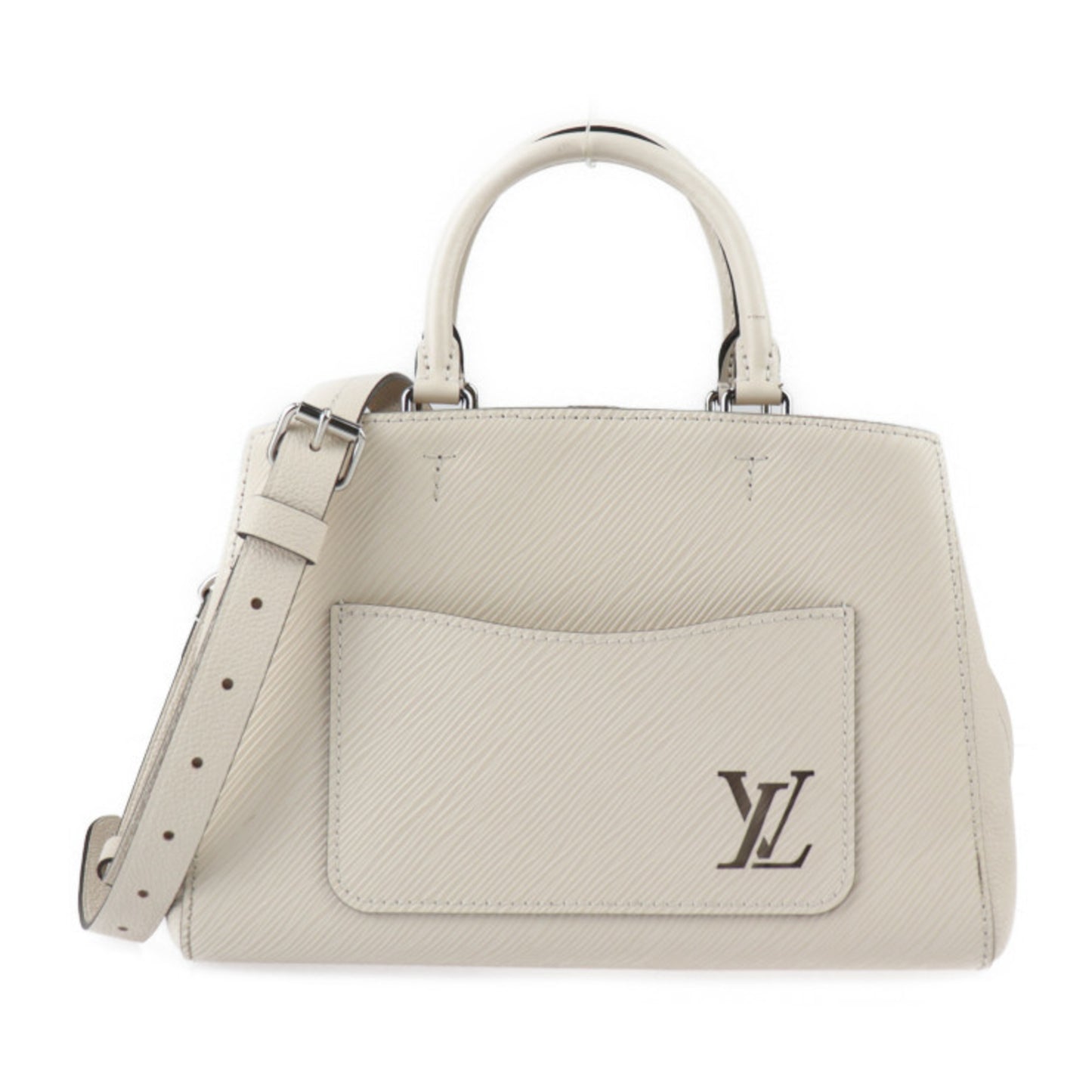 Louis Vuitton Marelle White Leather Hand Bag