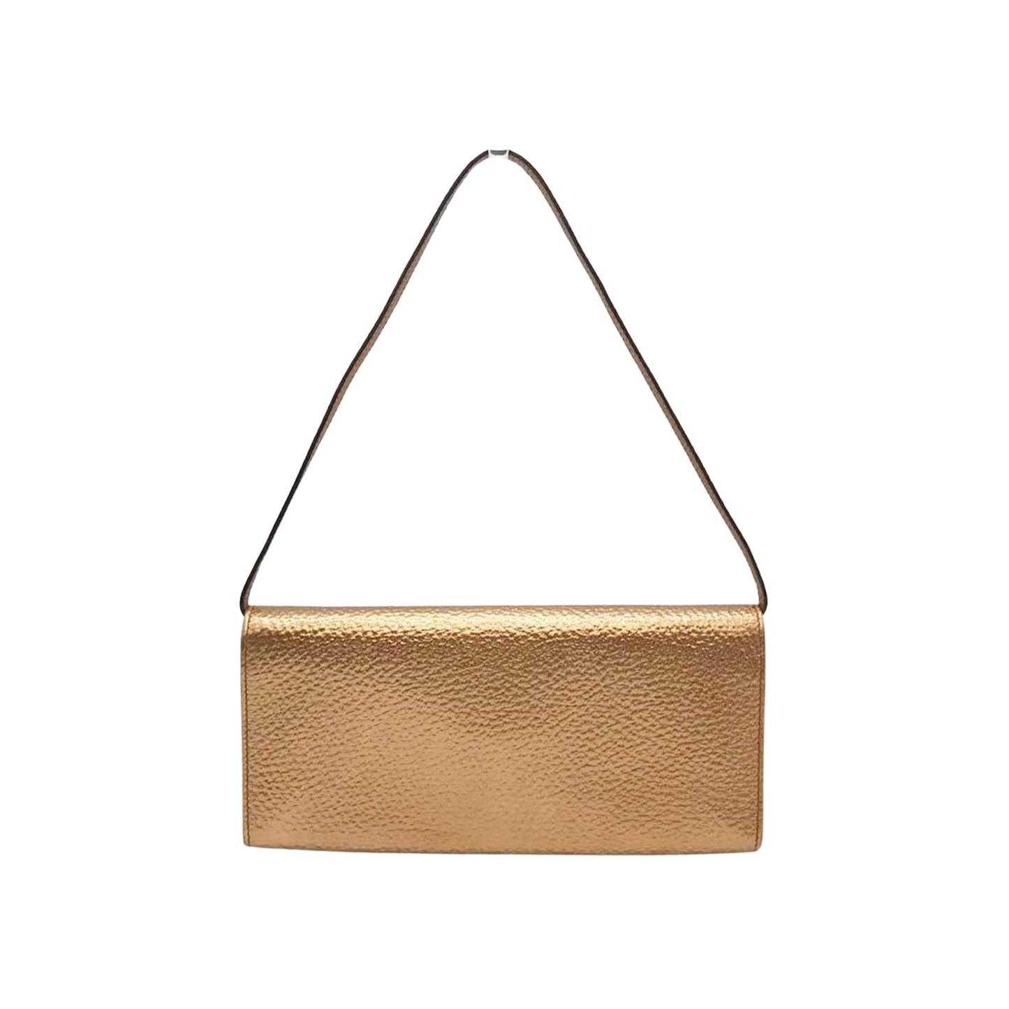 Gucci Bamboo Gold Leather Shopper Bag