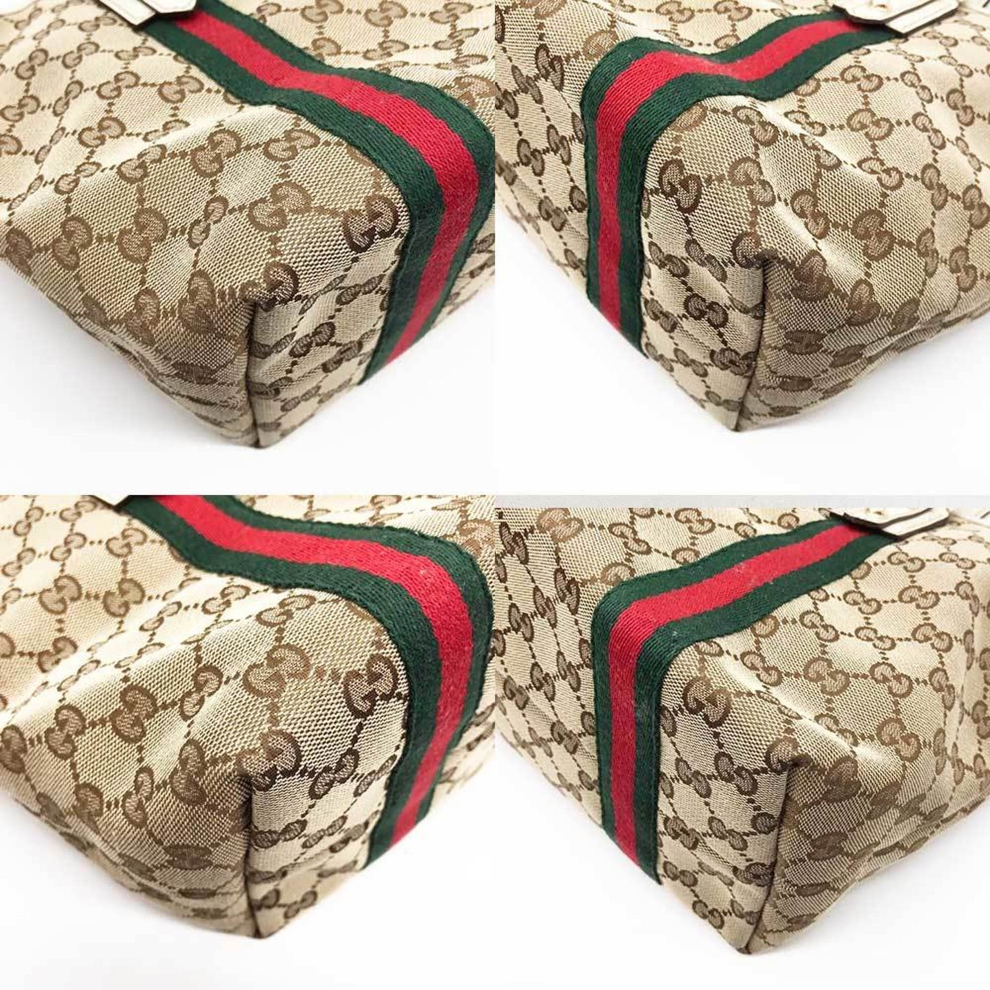 Gucci Cabas Beige Canvas Tote Bag