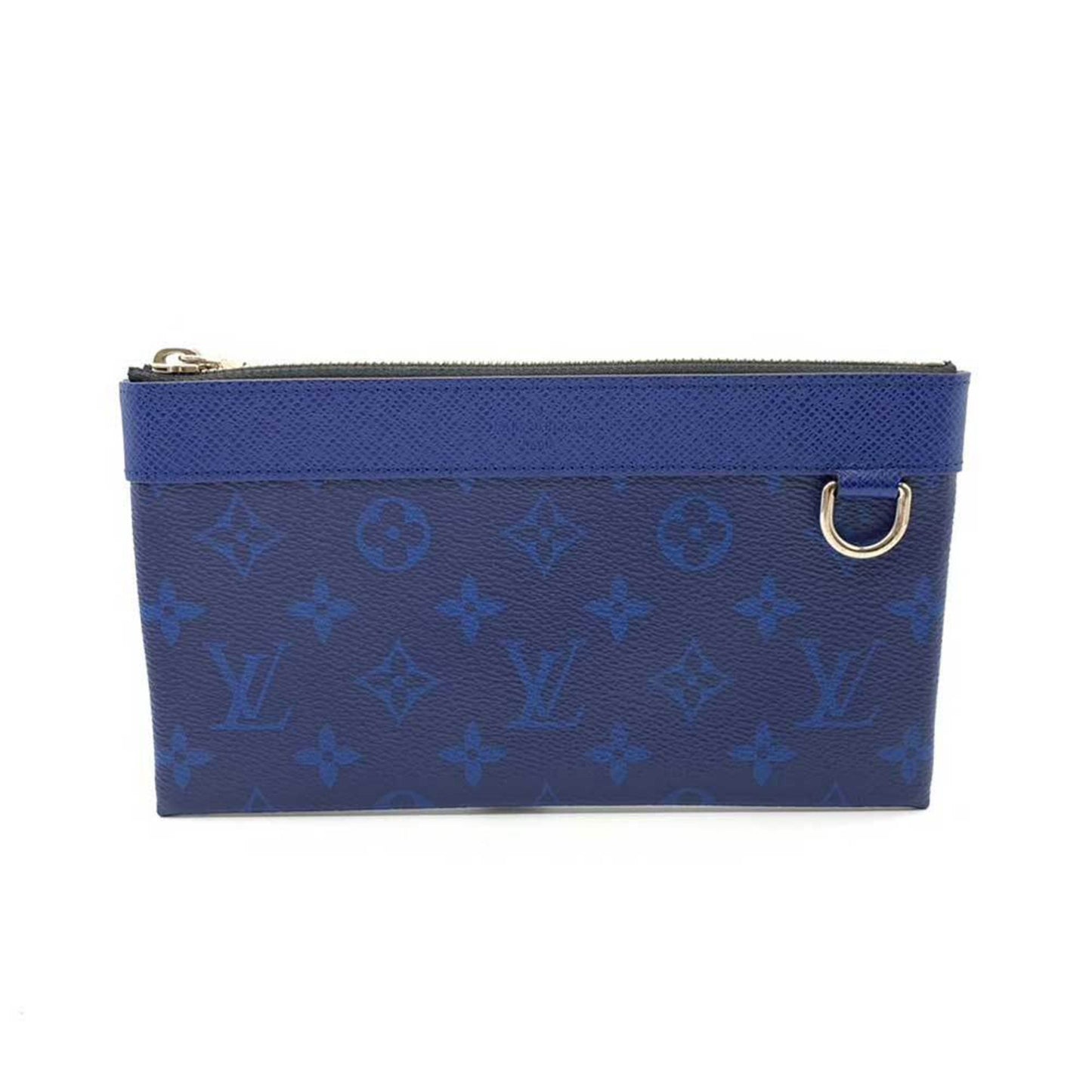 Louis Vuitton Discovery Blue Leather Wallet Accessories