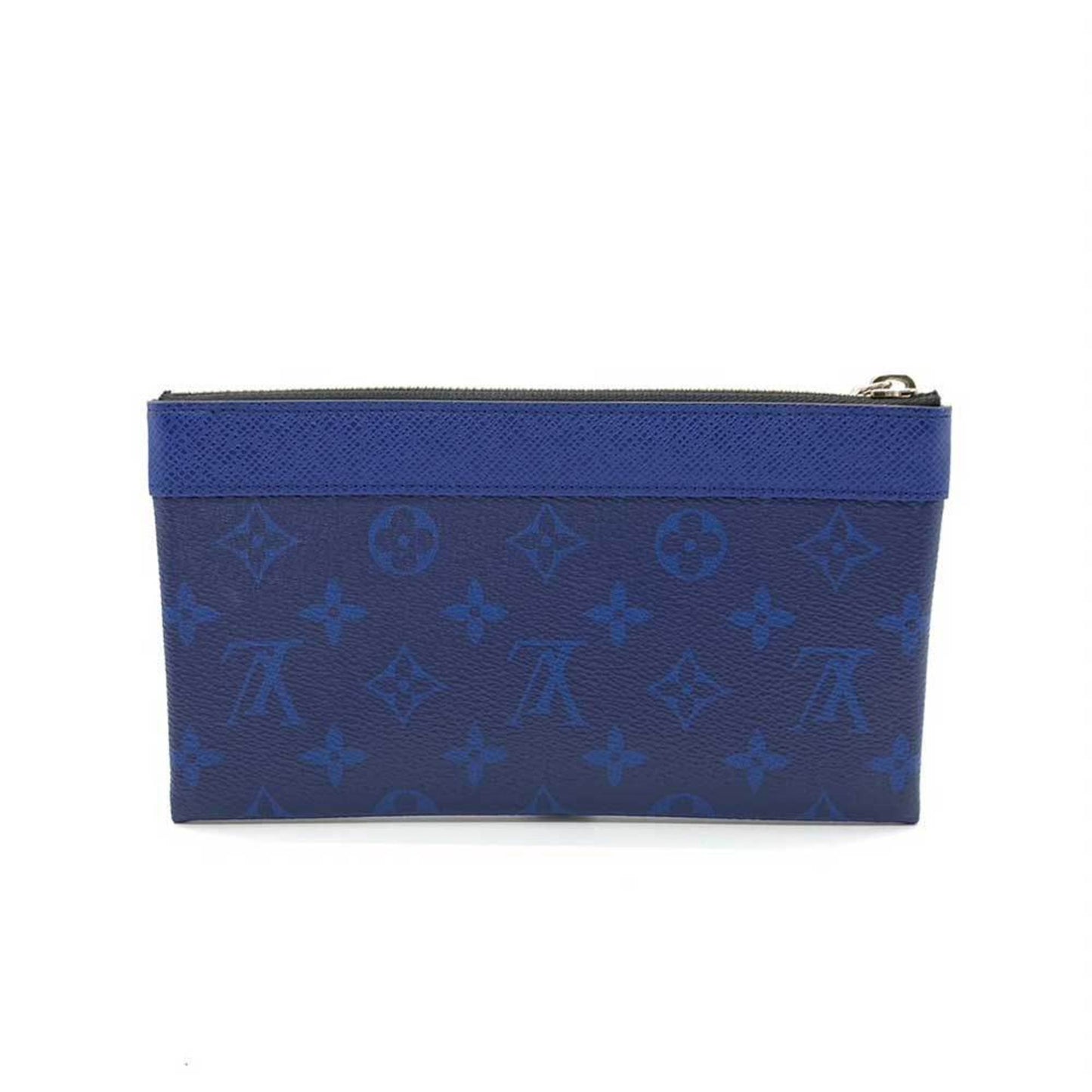 Louis Vuitton Discovery Blue Leather Wallet Accessories