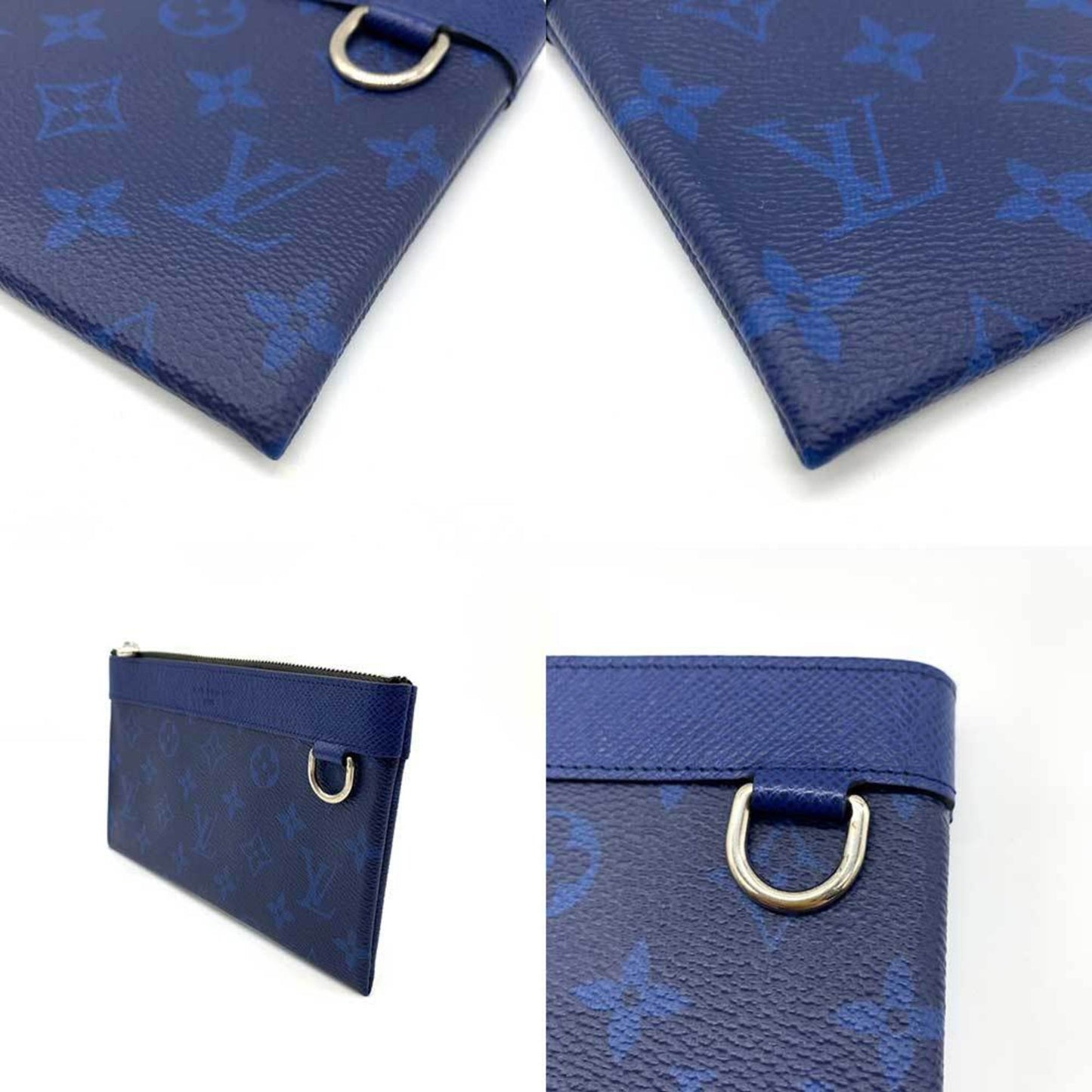 Louis Vuitton Discovery Blue Leather Wallet Accessories